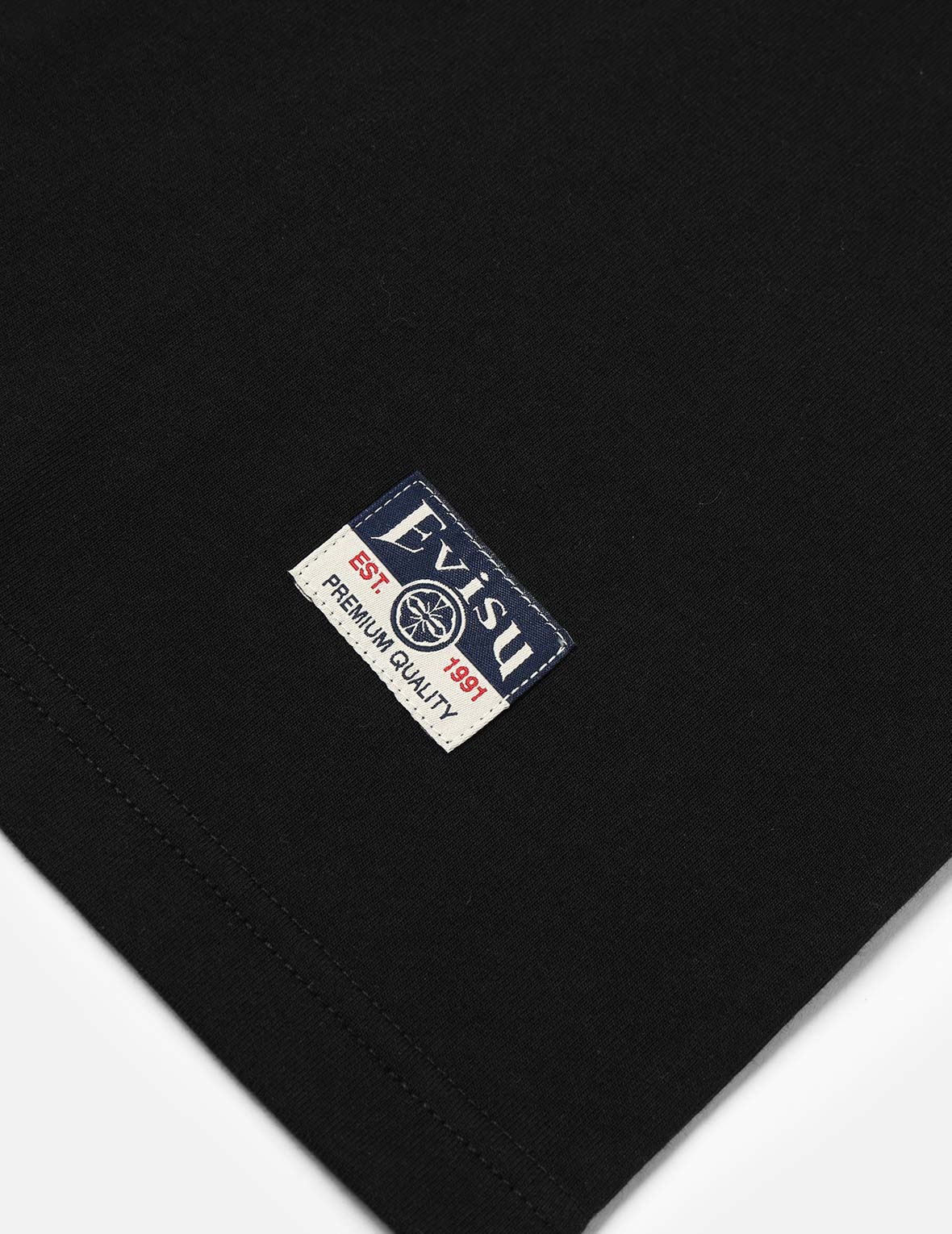 Logo and Kamon Embroidery Loose Fit T-Shirt - 9
