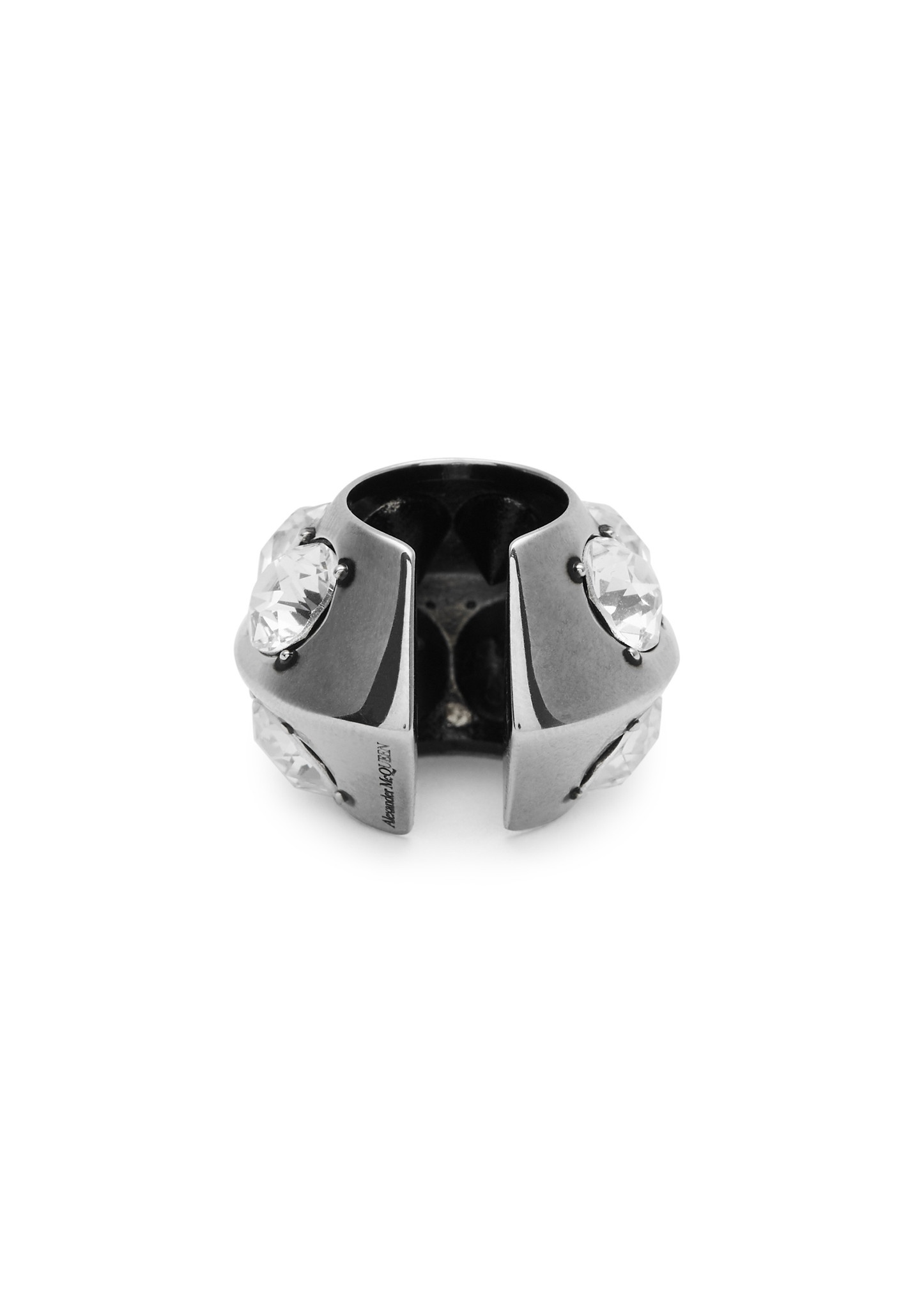 Alexander McQueen Crystal-embellished ear cuff | REVERSIBLE