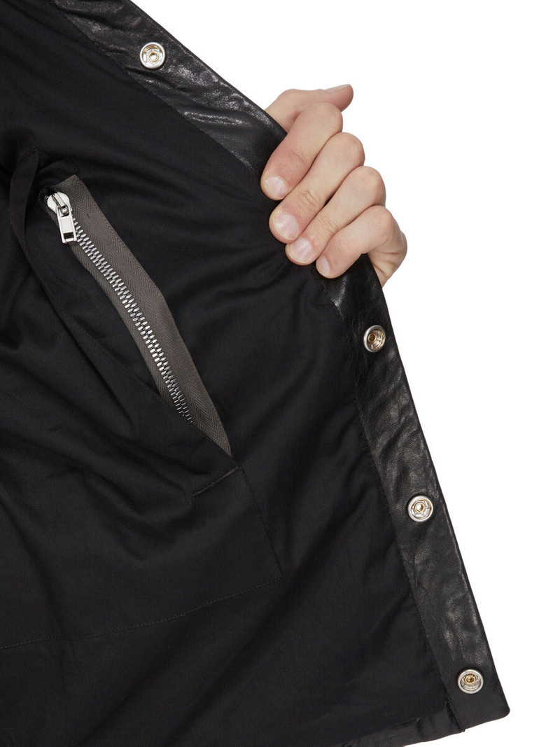 Tour Alice Leather Shirt Jacket Black 6