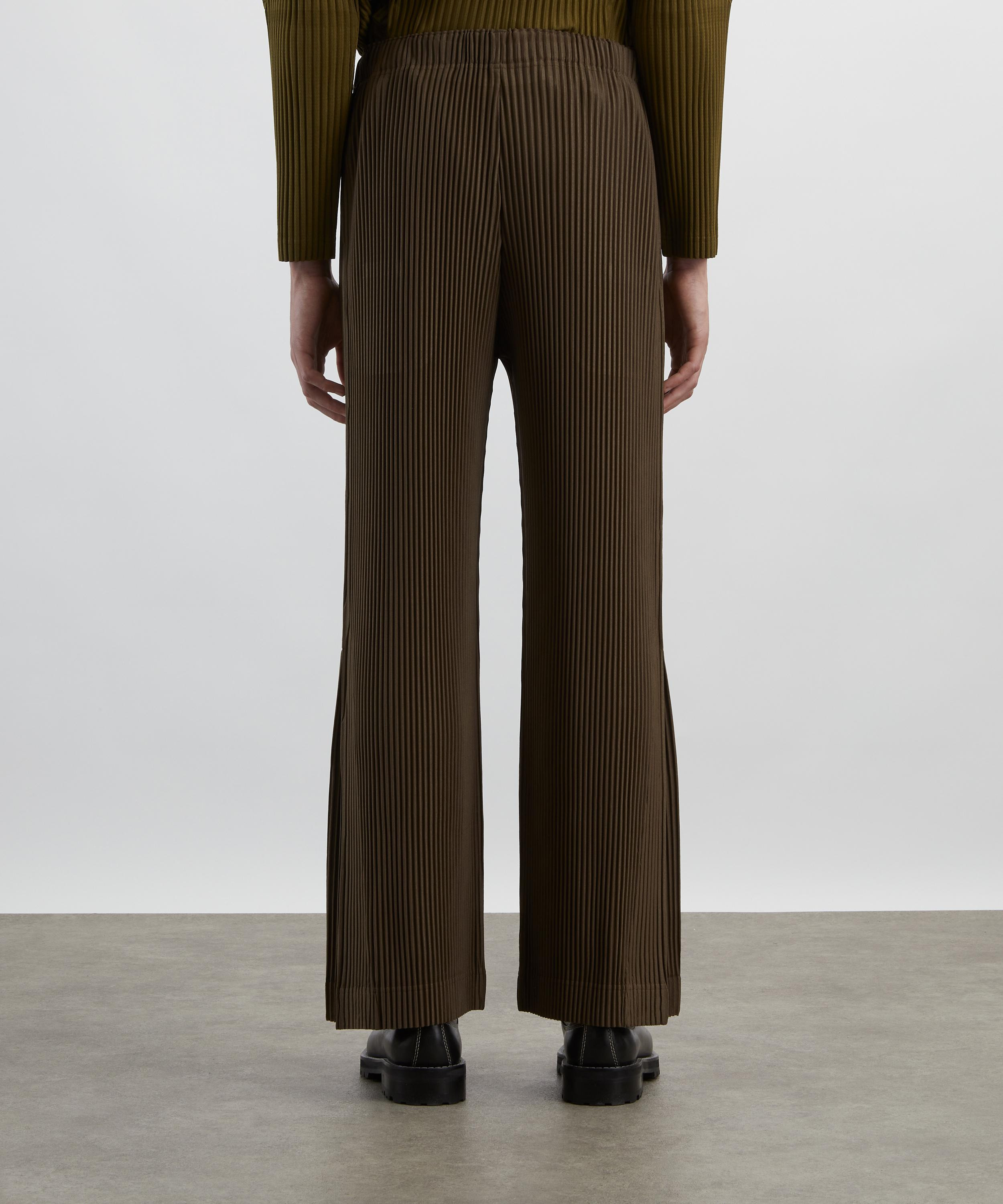 PLEATS BOTTOMS 3 Flared-Leg Trousers - 4