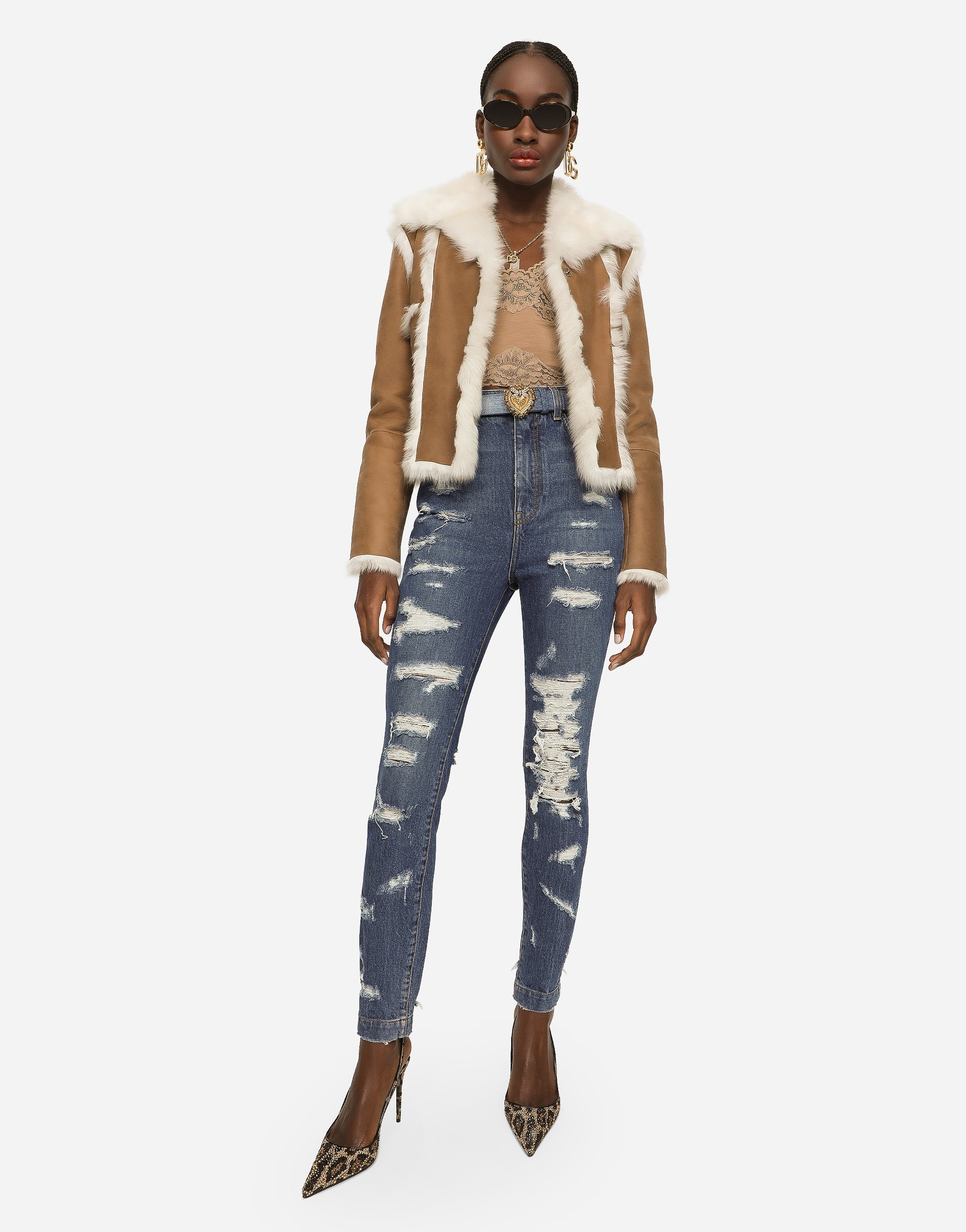 Skinny-fit jeans with rips - 2