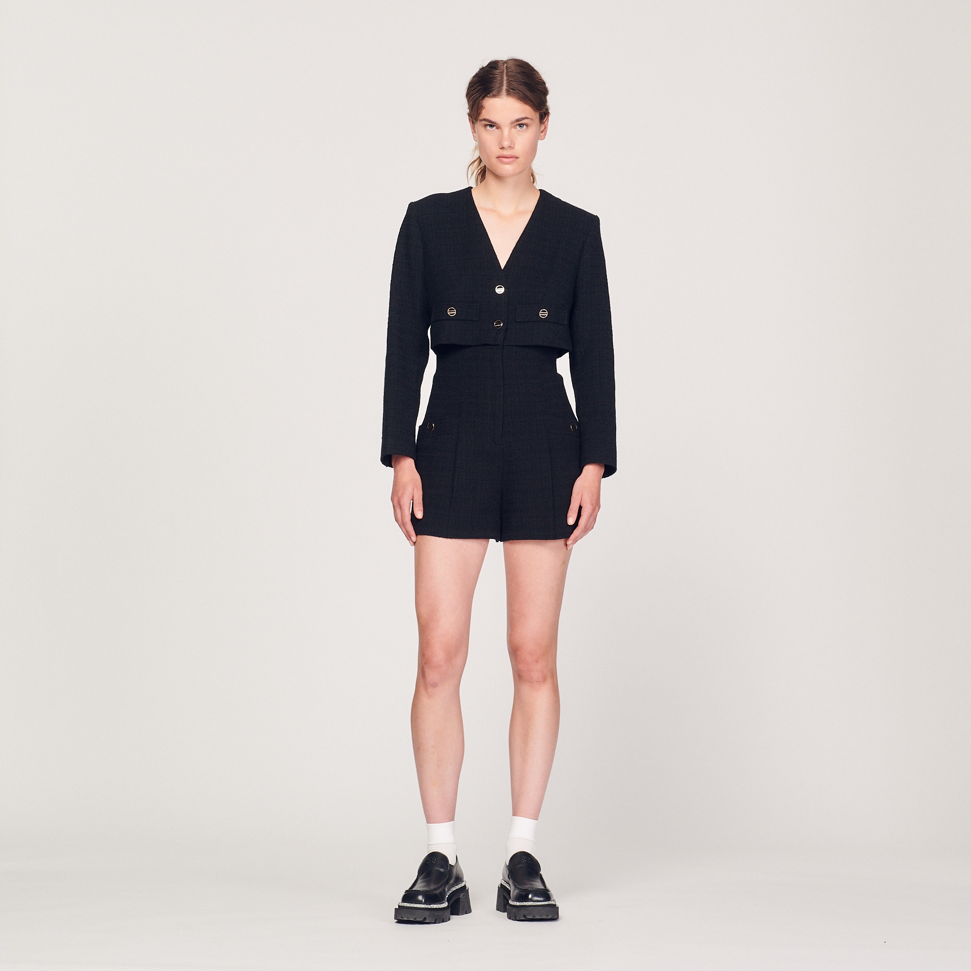 Tweed playsuit - 3
