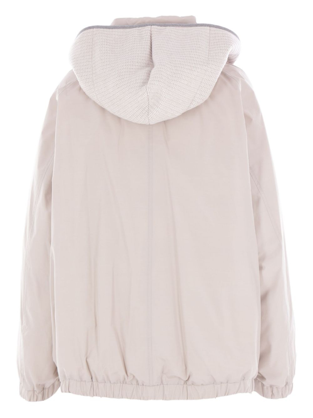 detachable-hood down jacket - 2