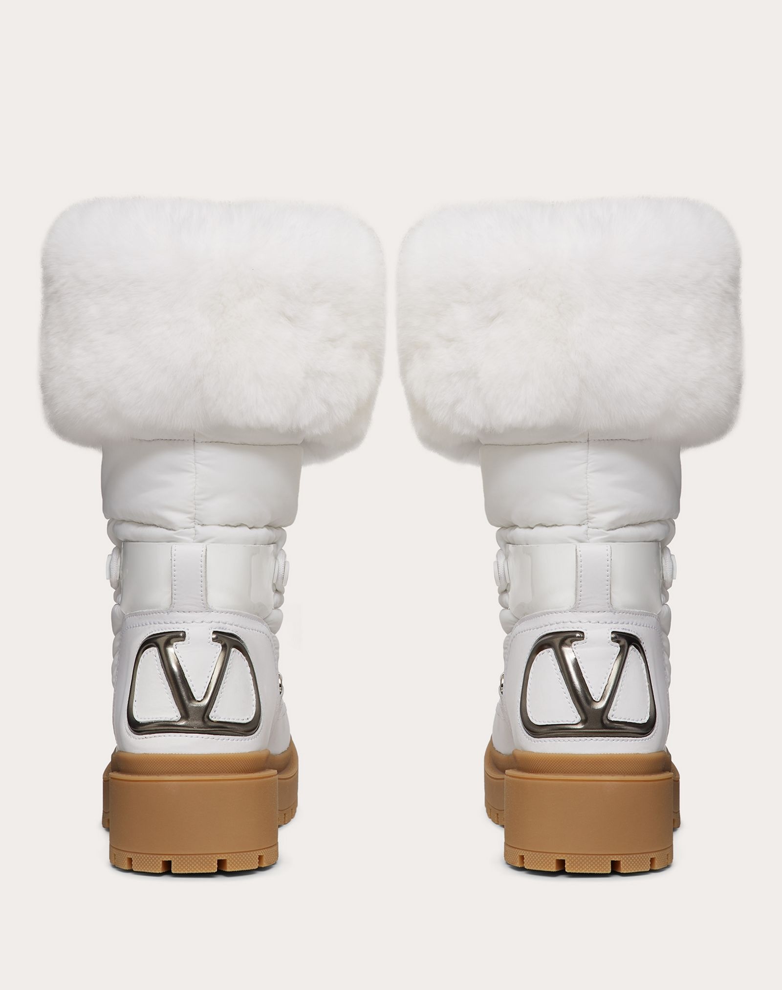 Trekkgirl Winter Boot in technical nylon and rabbit fur 40 mm - 3