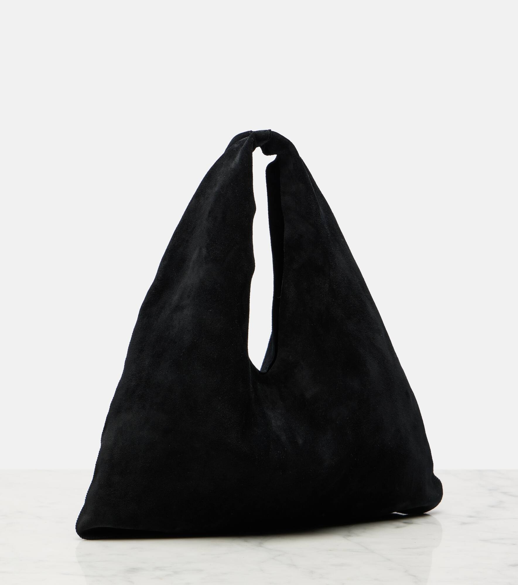 Bindle Small suede tote bag - 4