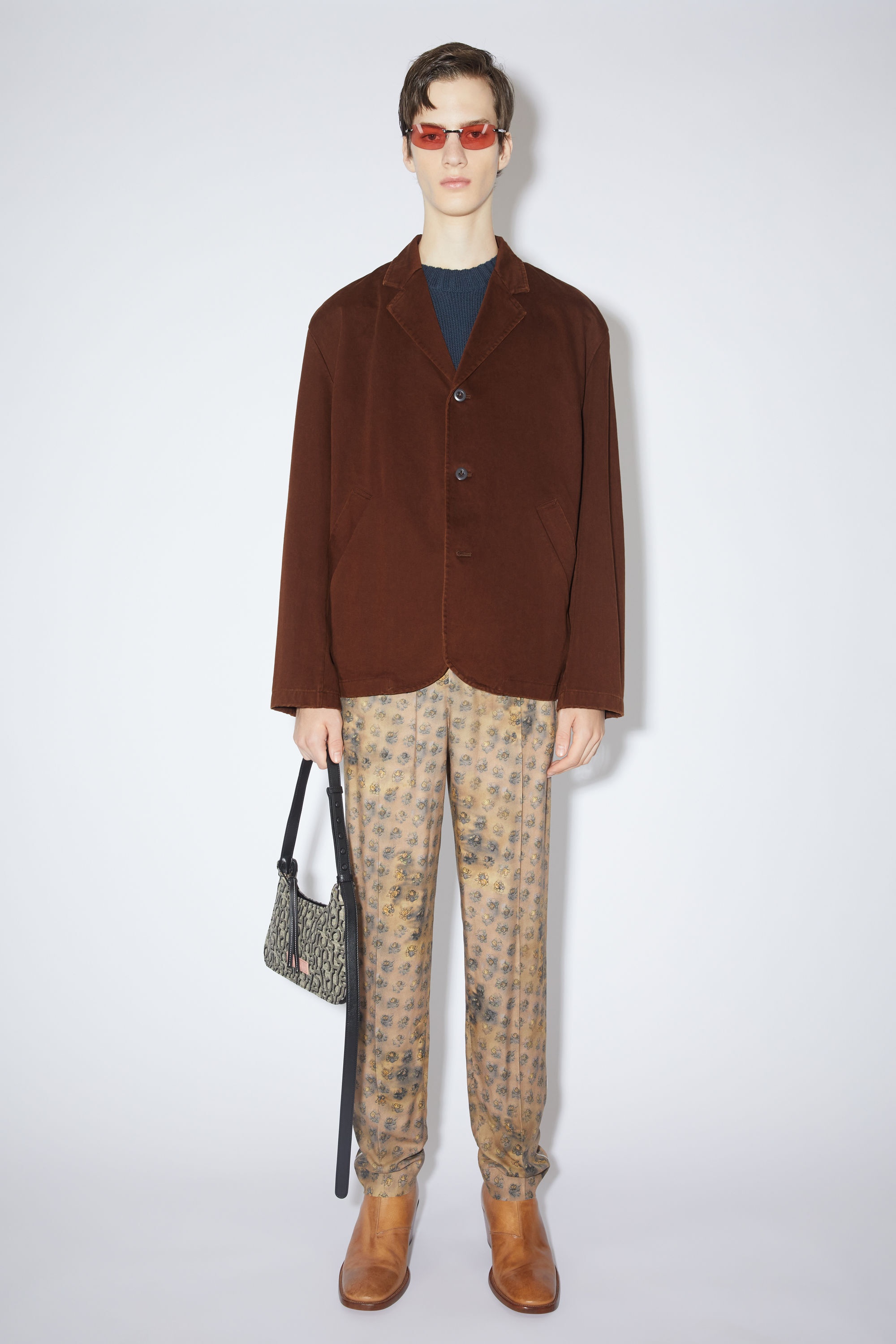 SIngle-breasted jacket - Cognac brown - 2