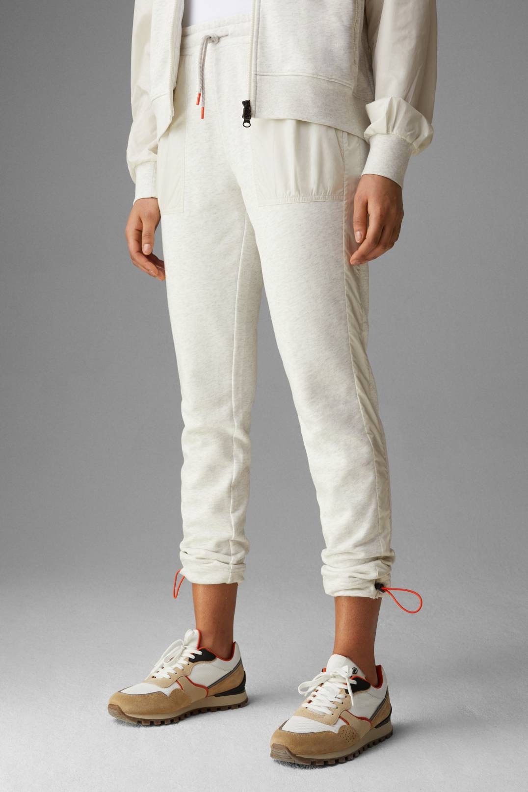 BONJA JOGGING PANTS IN LIGHT GRAY MELANGE - 2