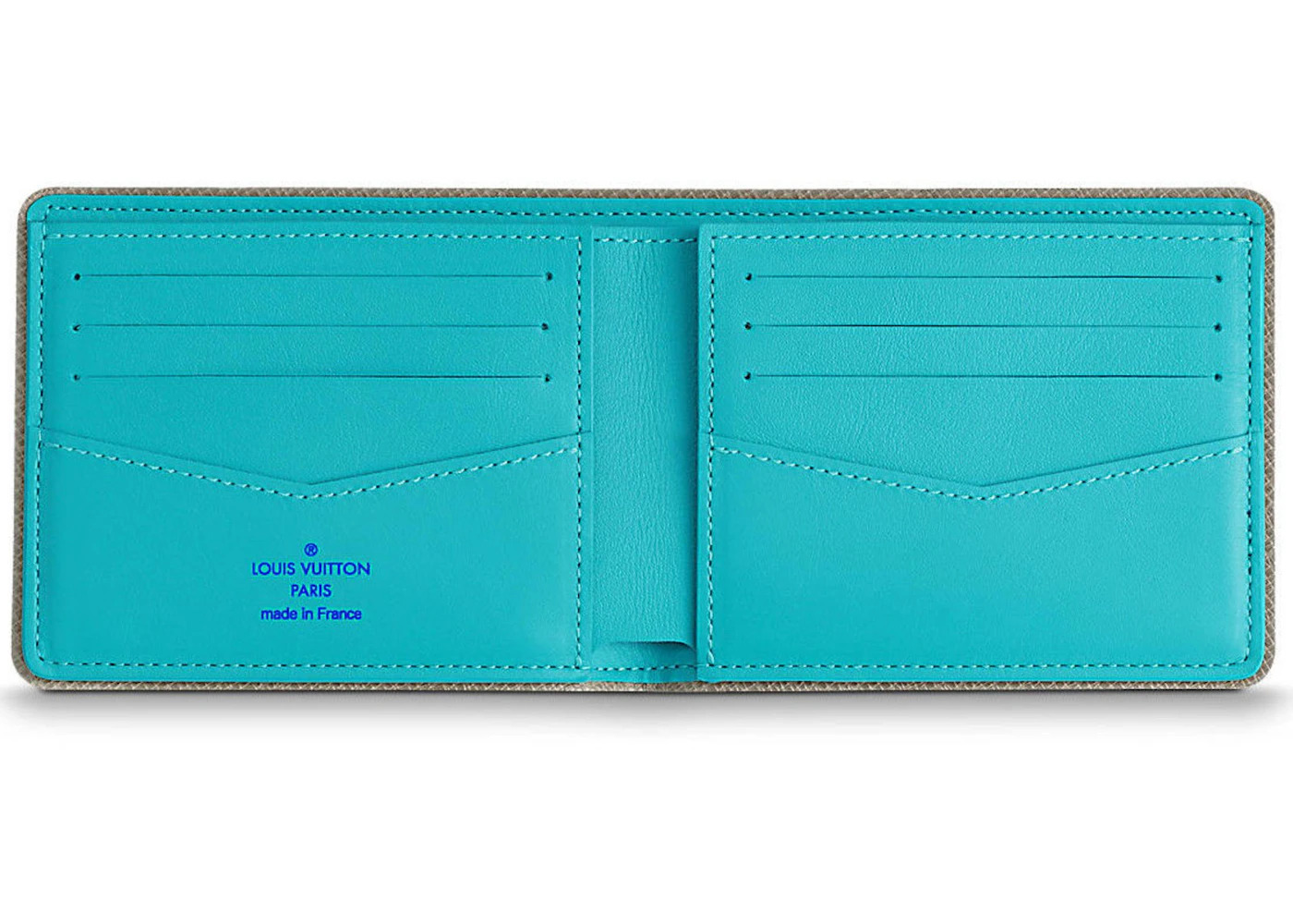 Louis Vuitton Wallet Slender Monogram Pacific Outdoor Blue - 3
