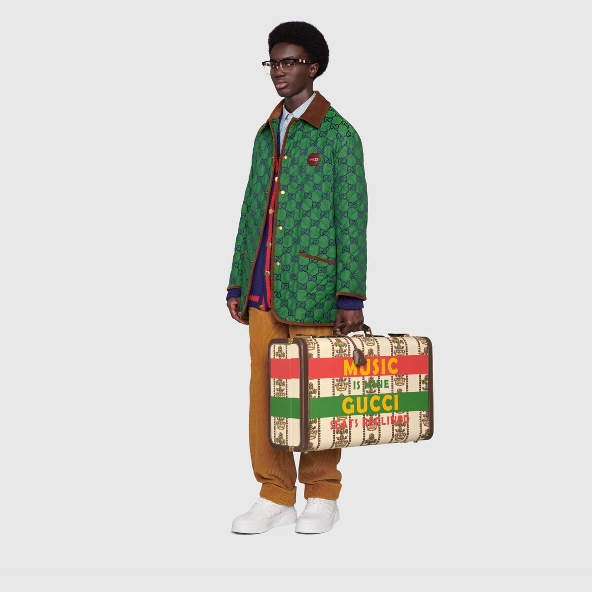 Gucci 100 large suitcase - 5