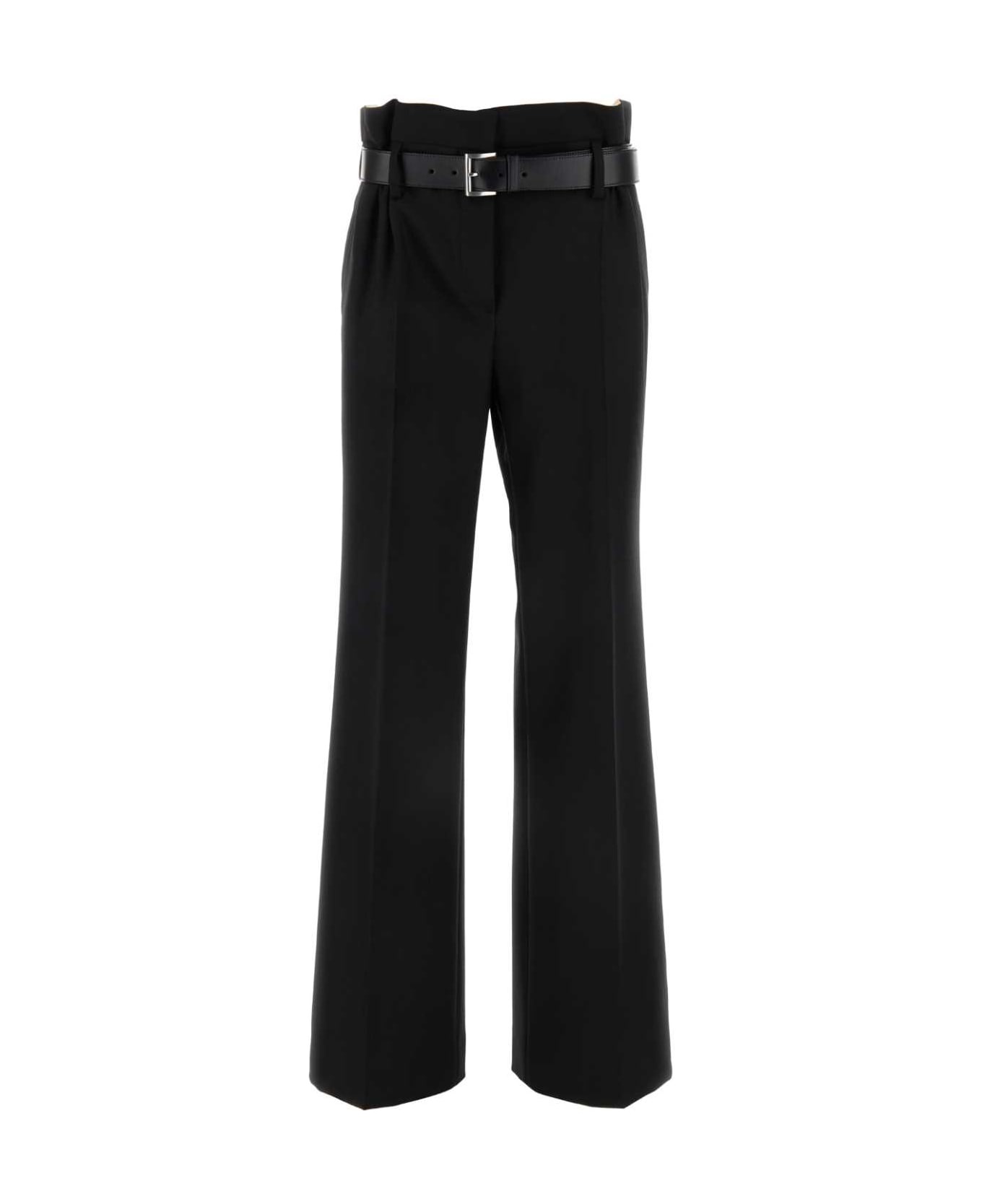 Prada Black Gabardine Pant | italist | REVERSIBLE