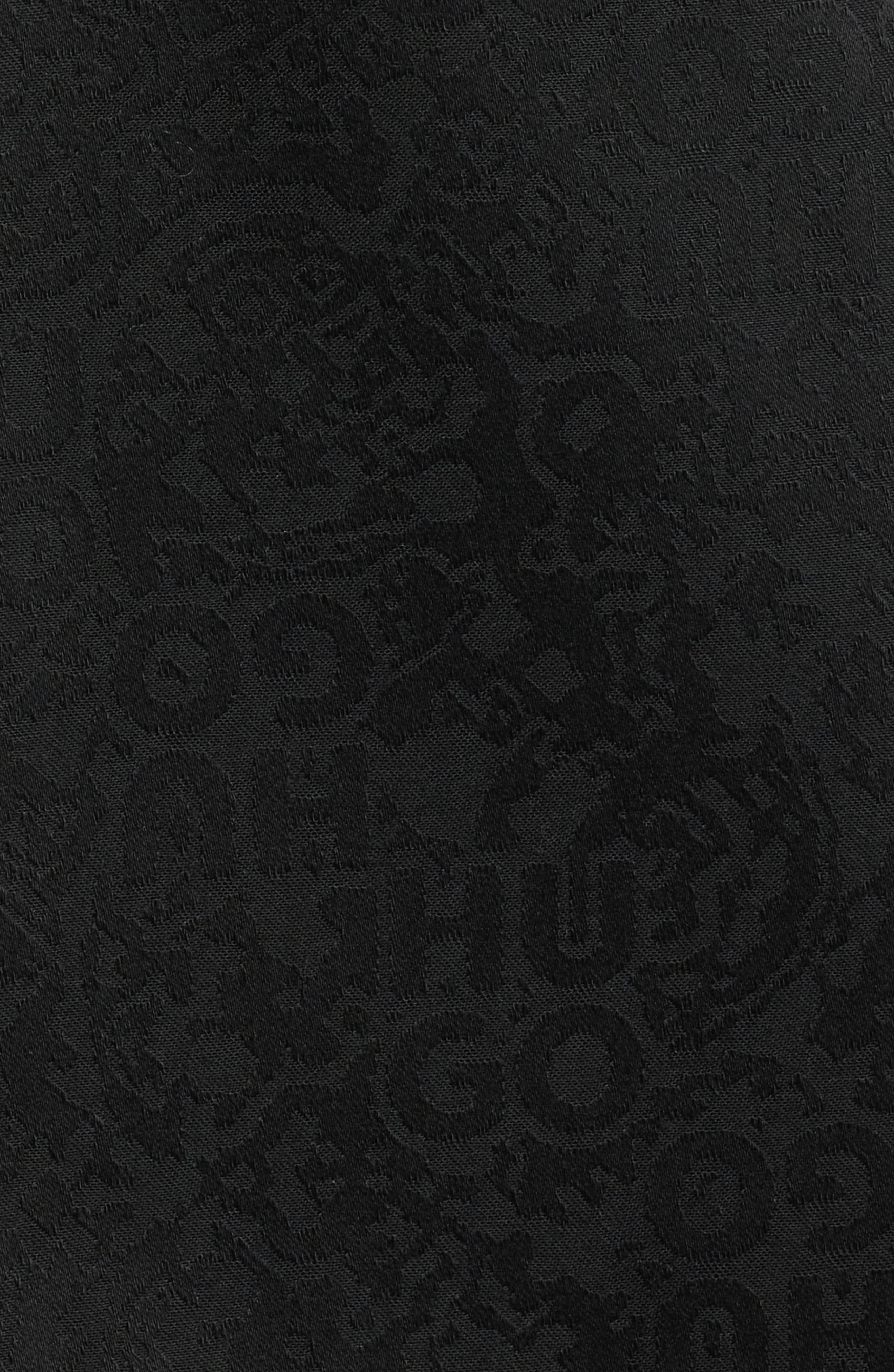 HUGO Hasan Modern Fit Logo Jacquard Sport Coat in Black Multi at Nordstrom - 5