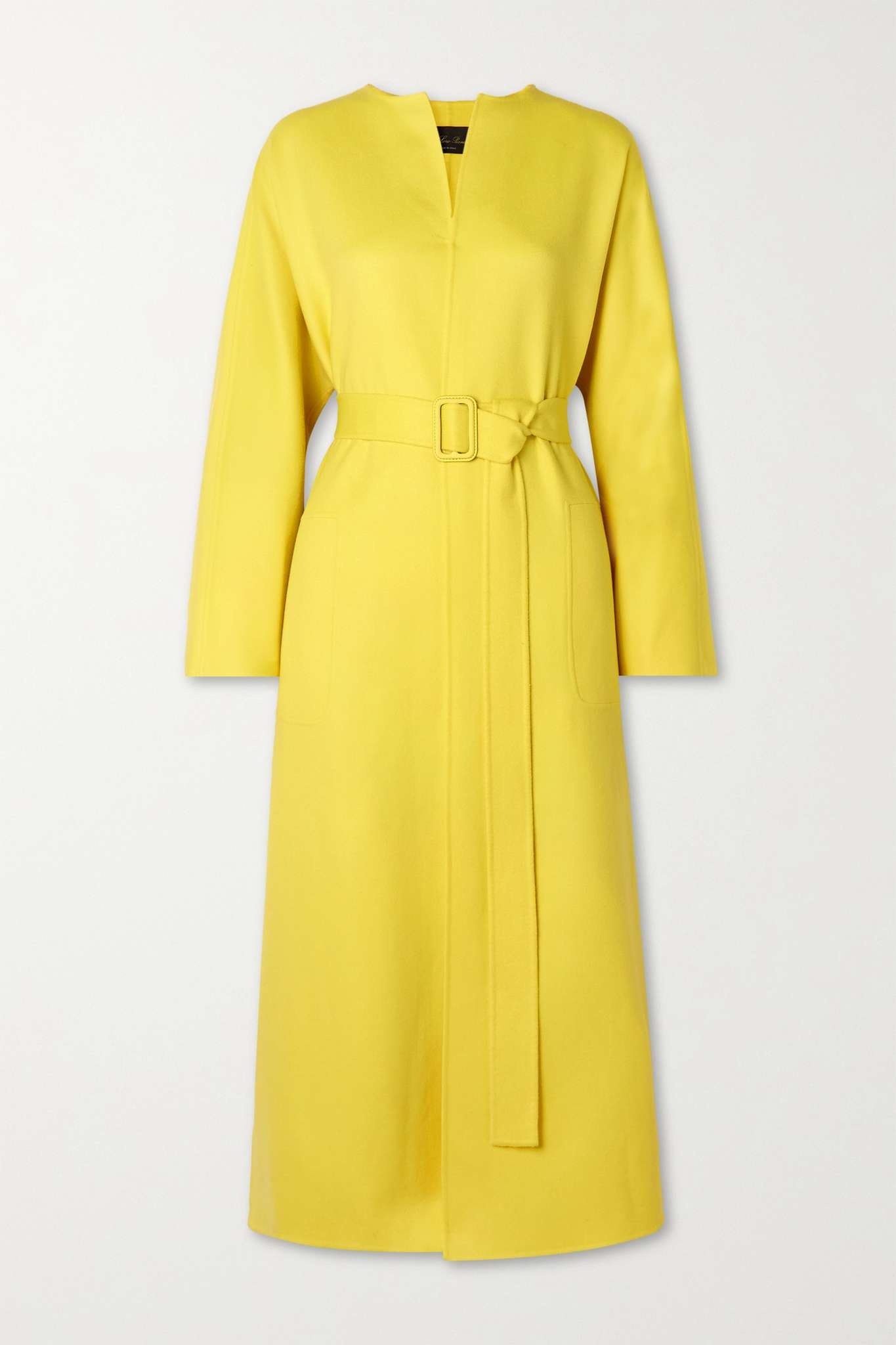 Emilien belted cashmere coat - 1