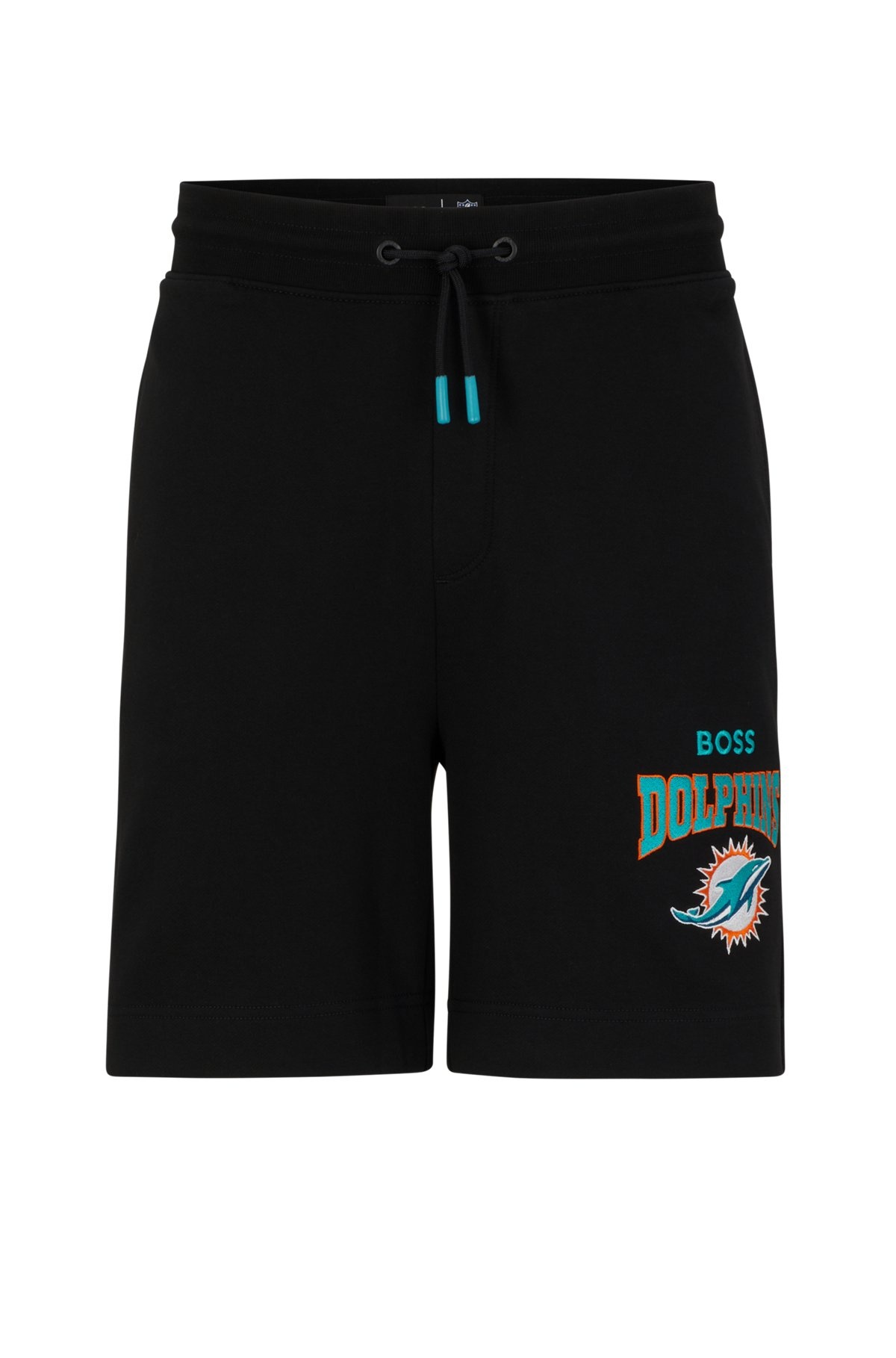 BOSS X NFL COTTON-TERRY SHORTS WITH COLLABORATIVE BRANDING - 1