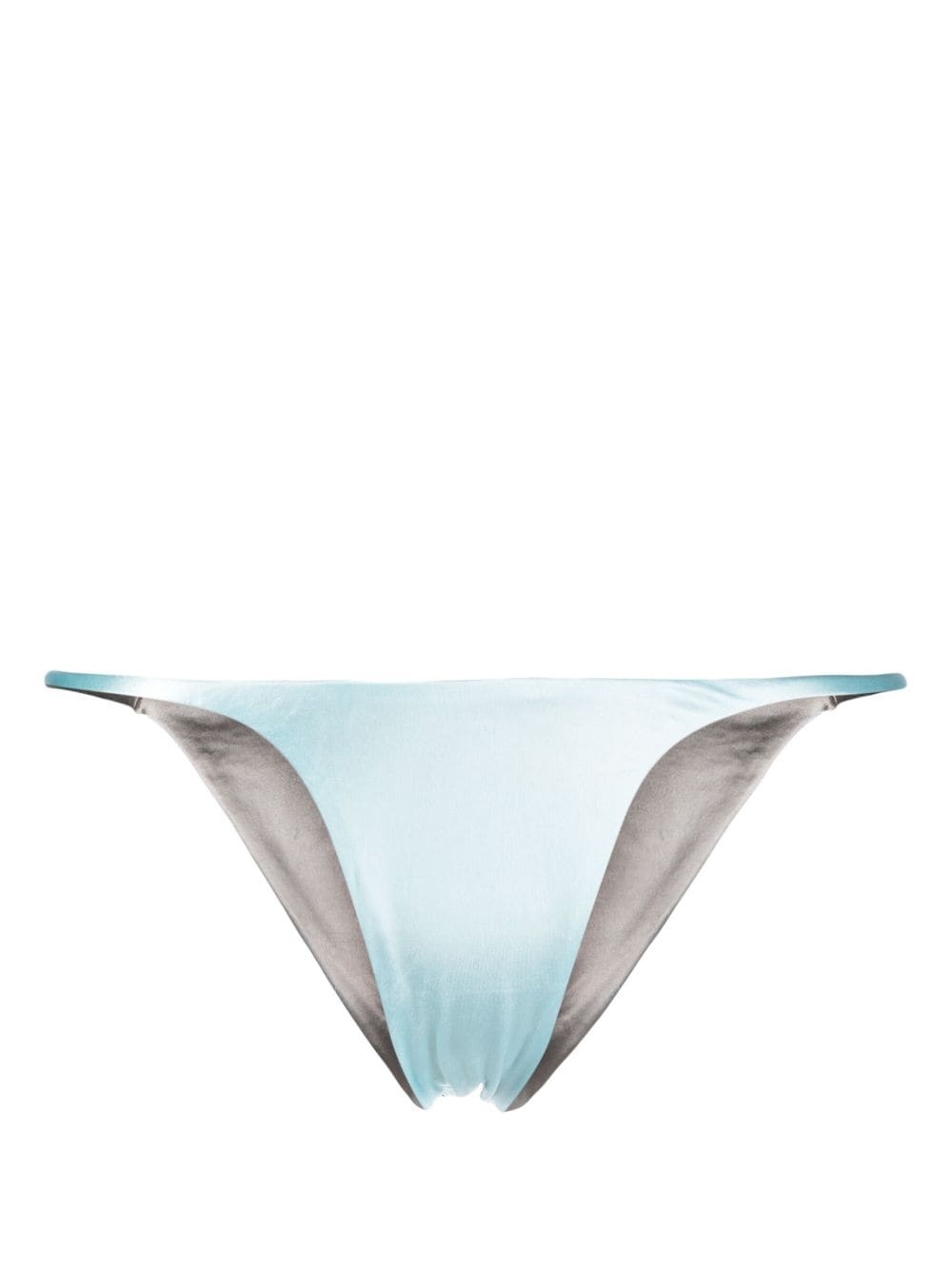 ISA BOULDER Forward reversible satin bikini bottom | REVERSIBLE