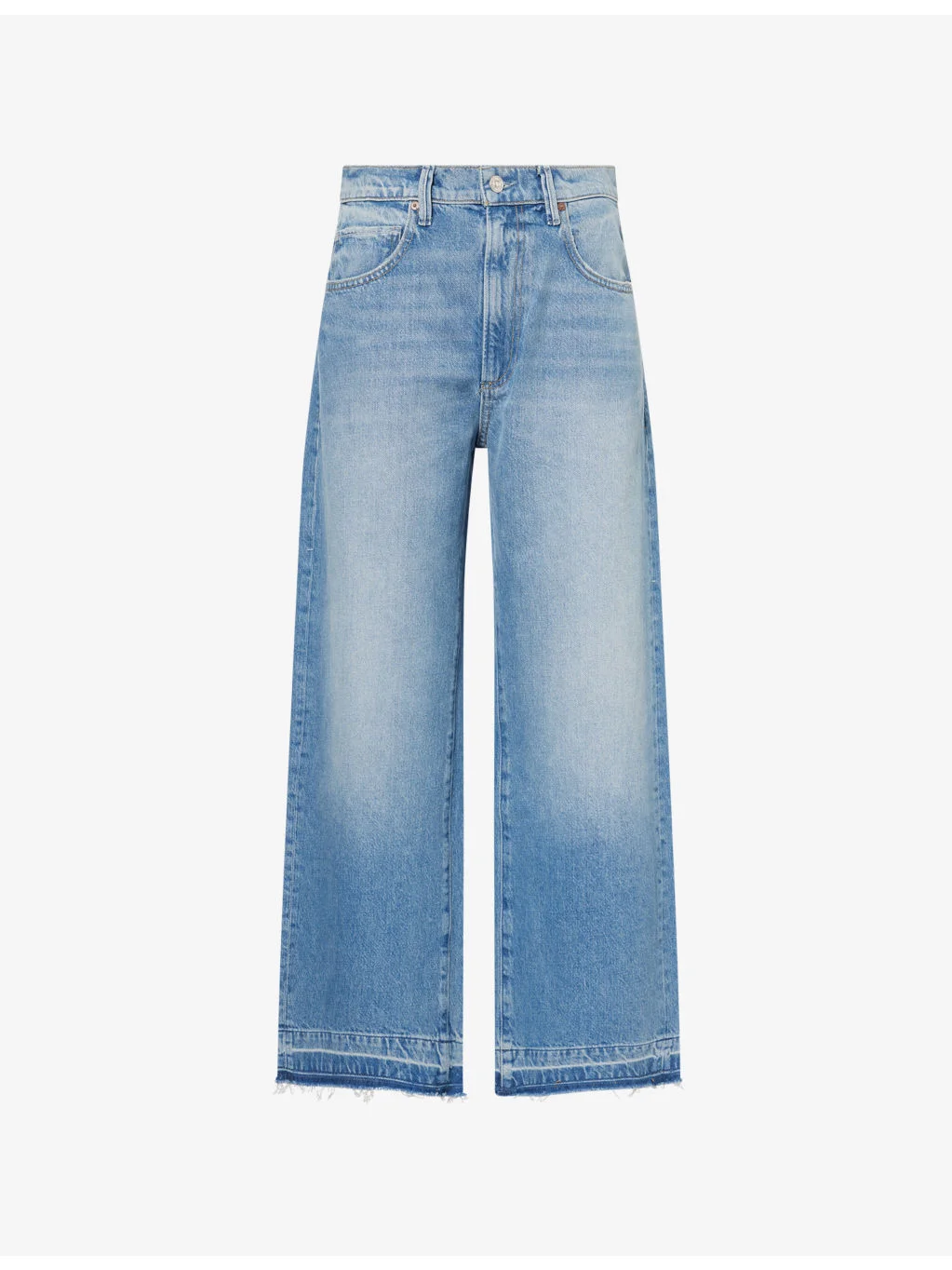 Arellia Ankle Barrel-Leg Denim Jeans - 1
