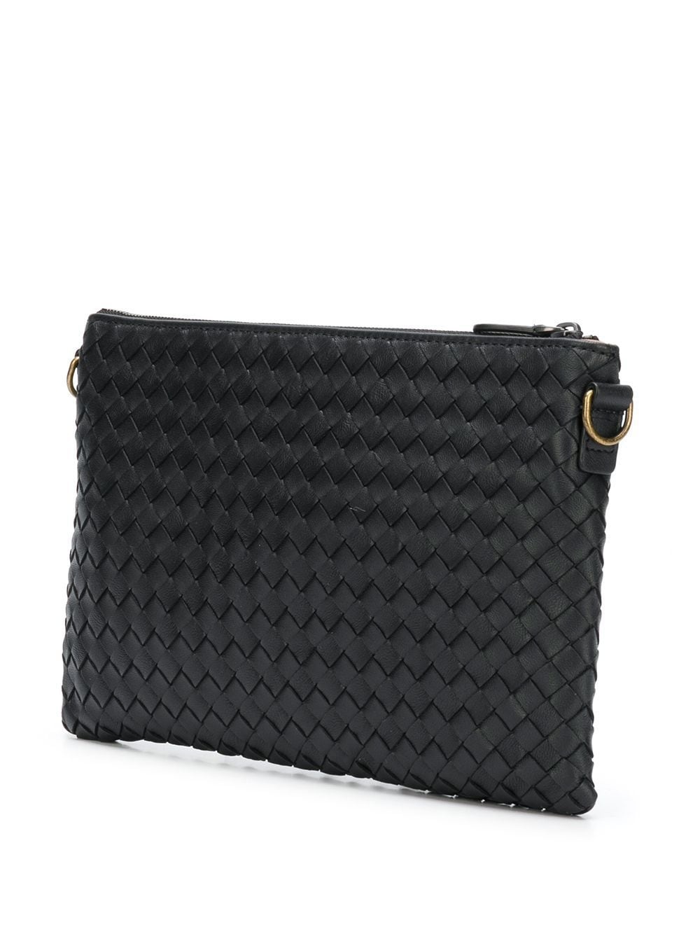 intrecciato weave chain pouch - 3