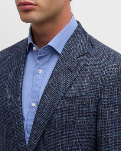 EMPORIO ARMANI Men's Windowpane Sport  Coat outlook