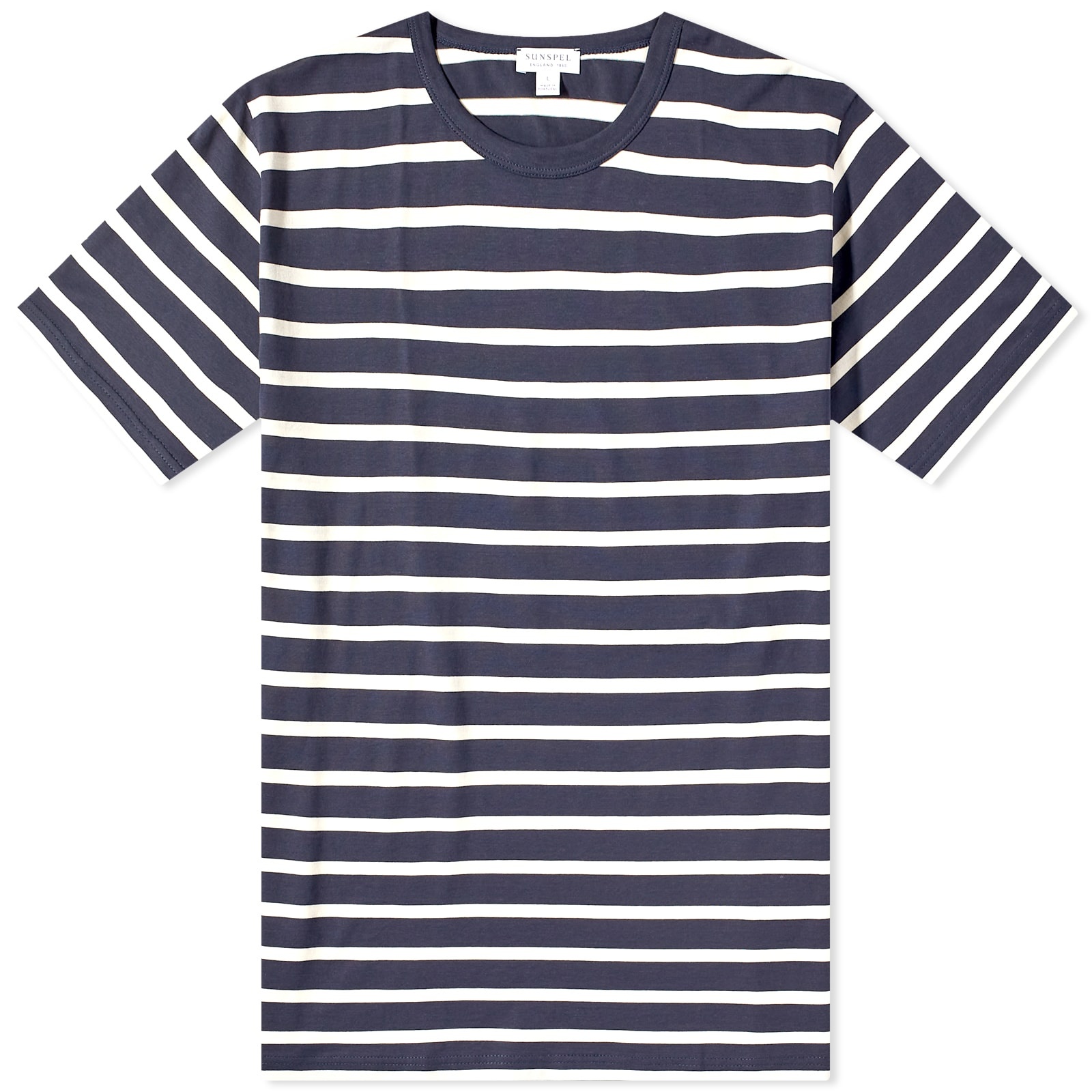 Sunspel Breton Stripe T-Shirt - 1