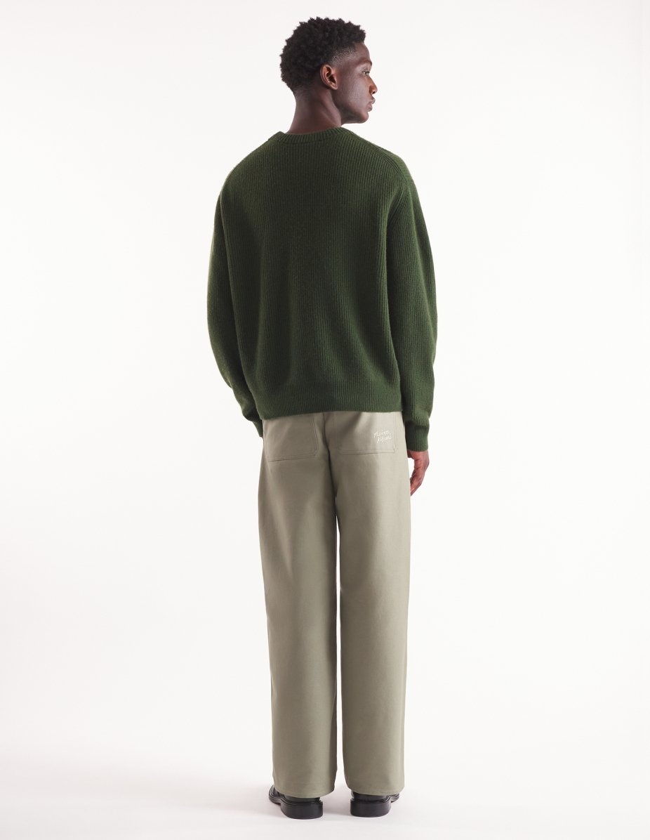 BOLD FOX HEAD PATCH COMFORT RIBBED JUMPER - 5
