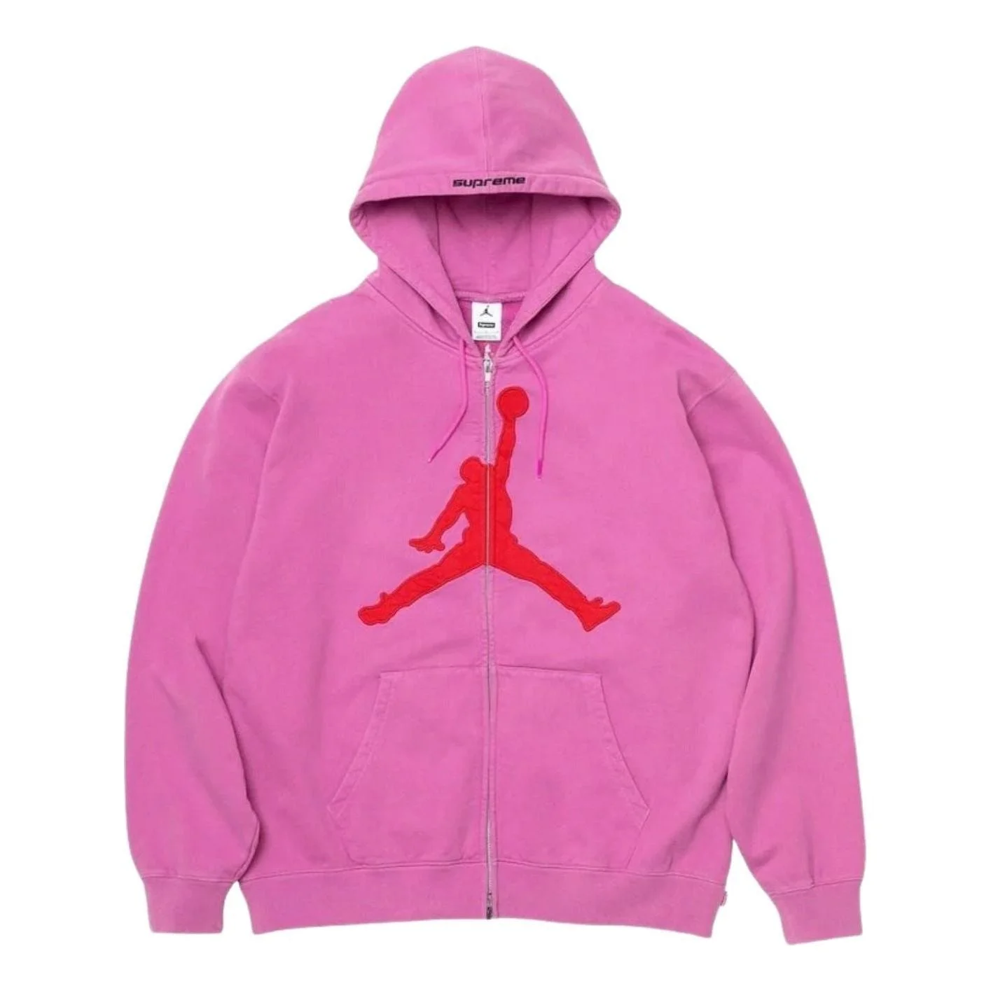 Supreme x Jordan SS26 Hooded Sweatshirt 'Pink' SUP-SS26-309-PNK - 1