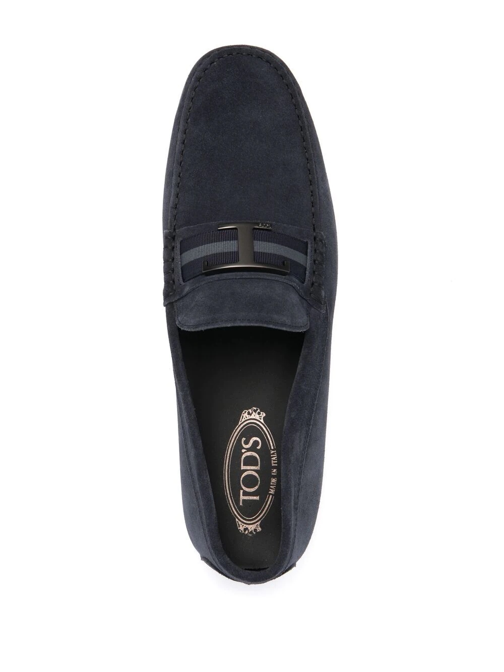 logo-plaque loafers - 4