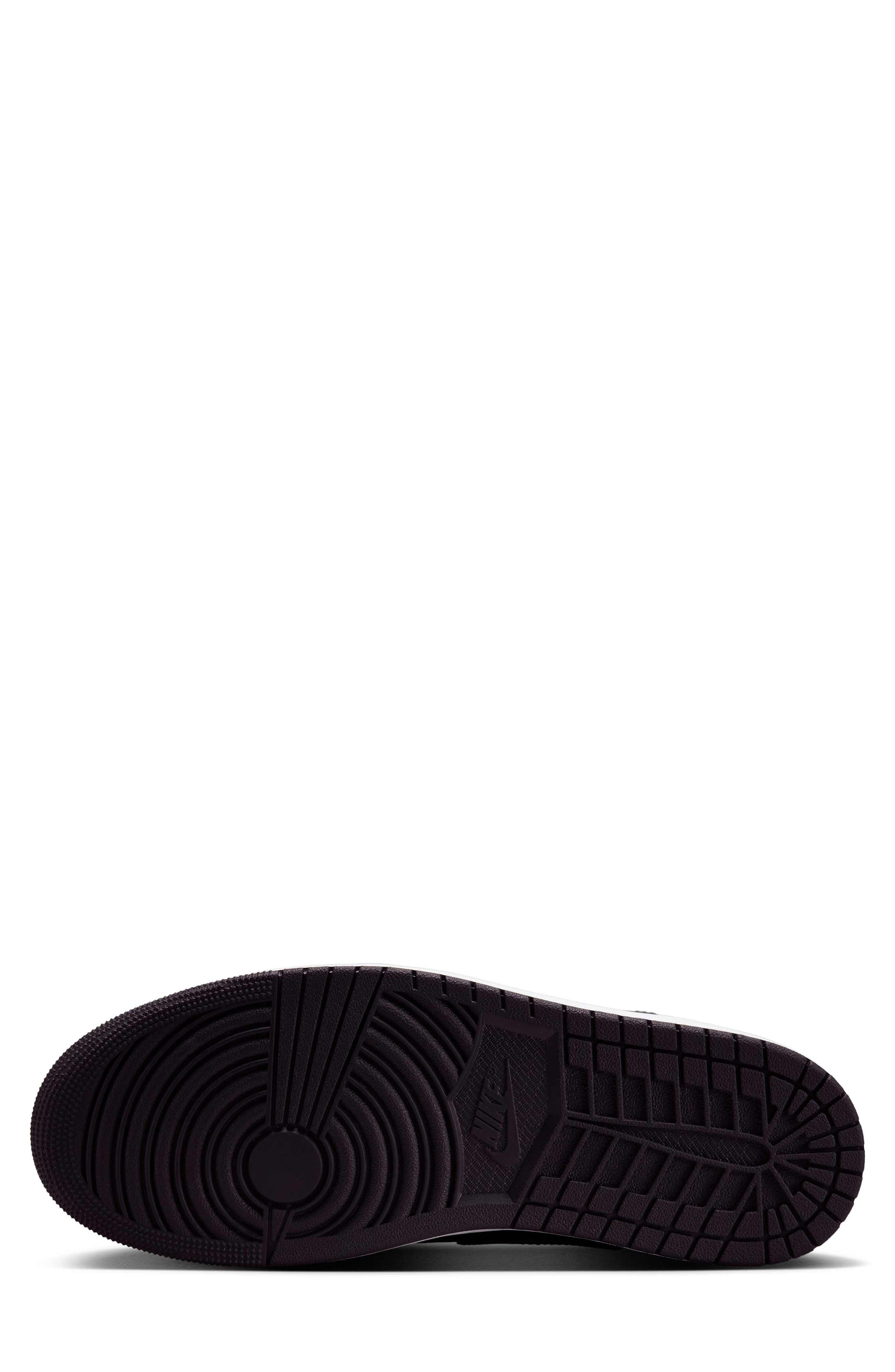 Air Jordan 1 Mid Sneaker in Black/summit White/varsity Red at Nordstrom - 5