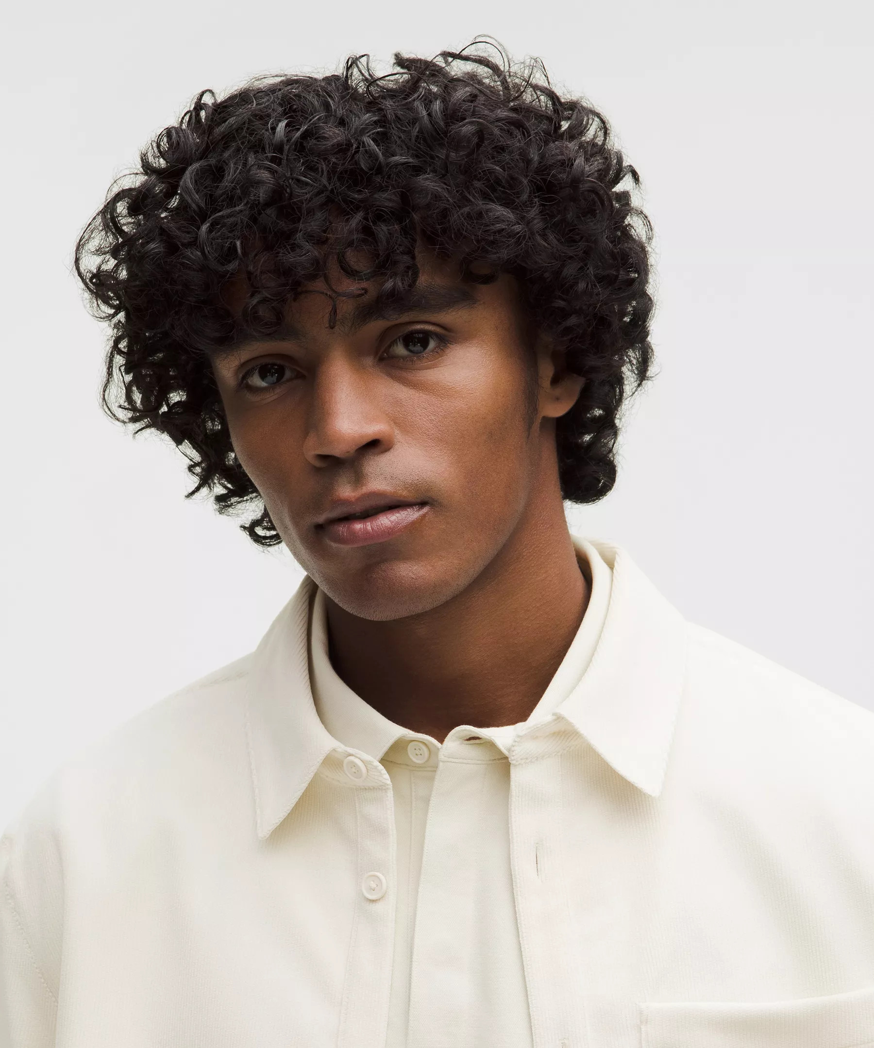 Corduroy Relaxed-Fit Long-Sleeve Button-Up Shirt - 4