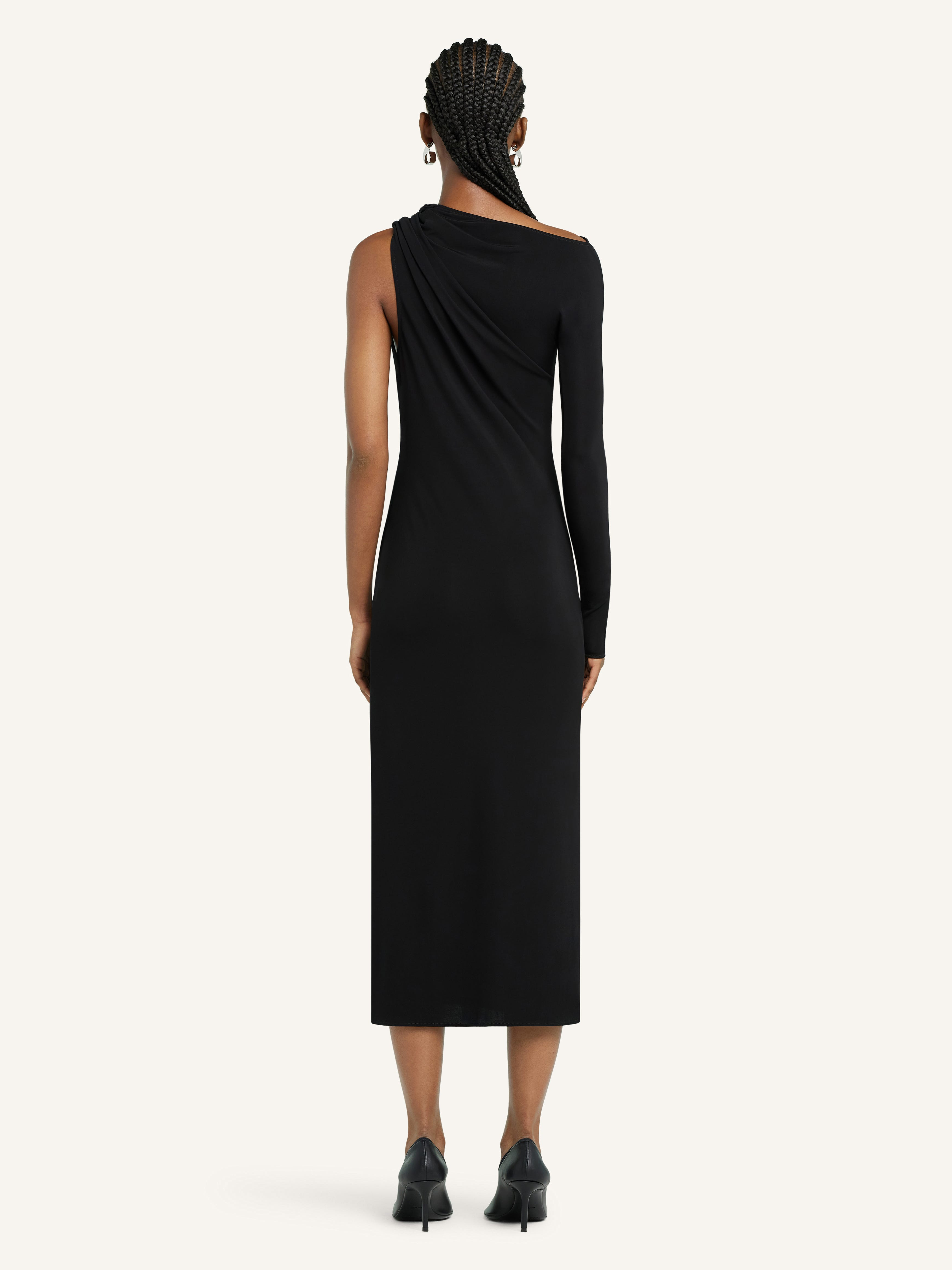 ASYMMETRIC LONG DRESS - 4