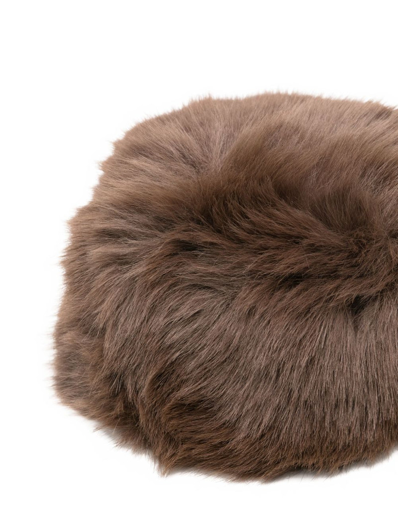 The Frankie Shop faux-fur hat outlook