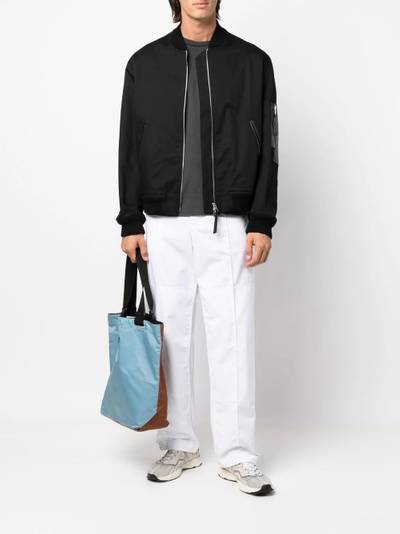 Loewe zipped-up bomber jacket outlook