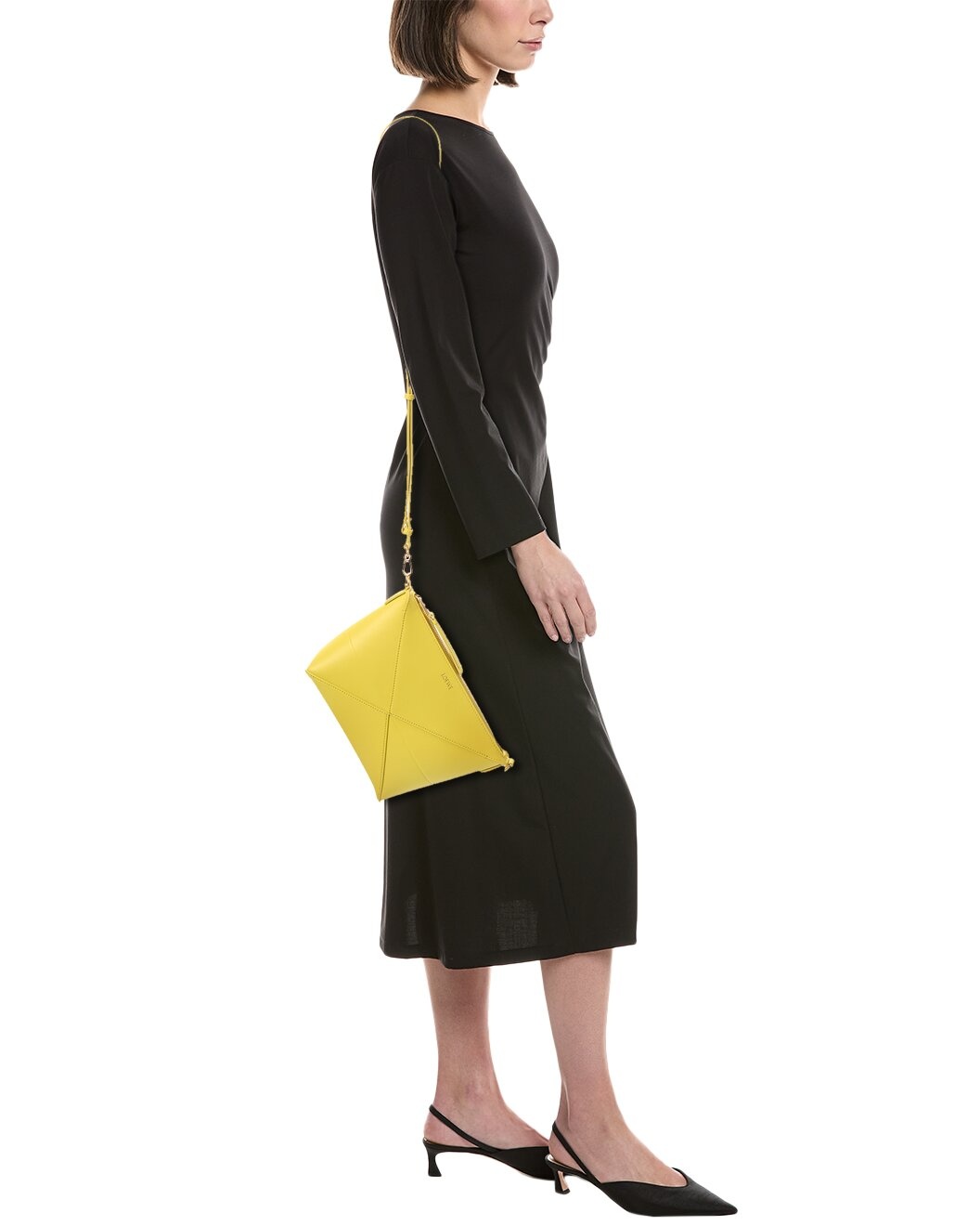 Loewe Puzzle Fold Leather Pouch - 4