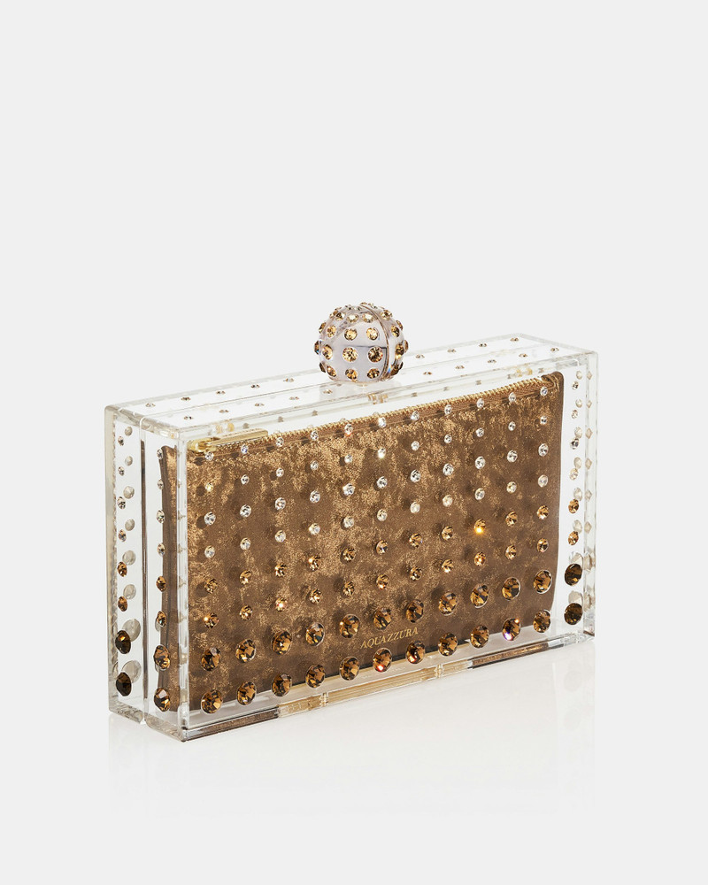 AQUAZZURA Tequila Clutch outlook