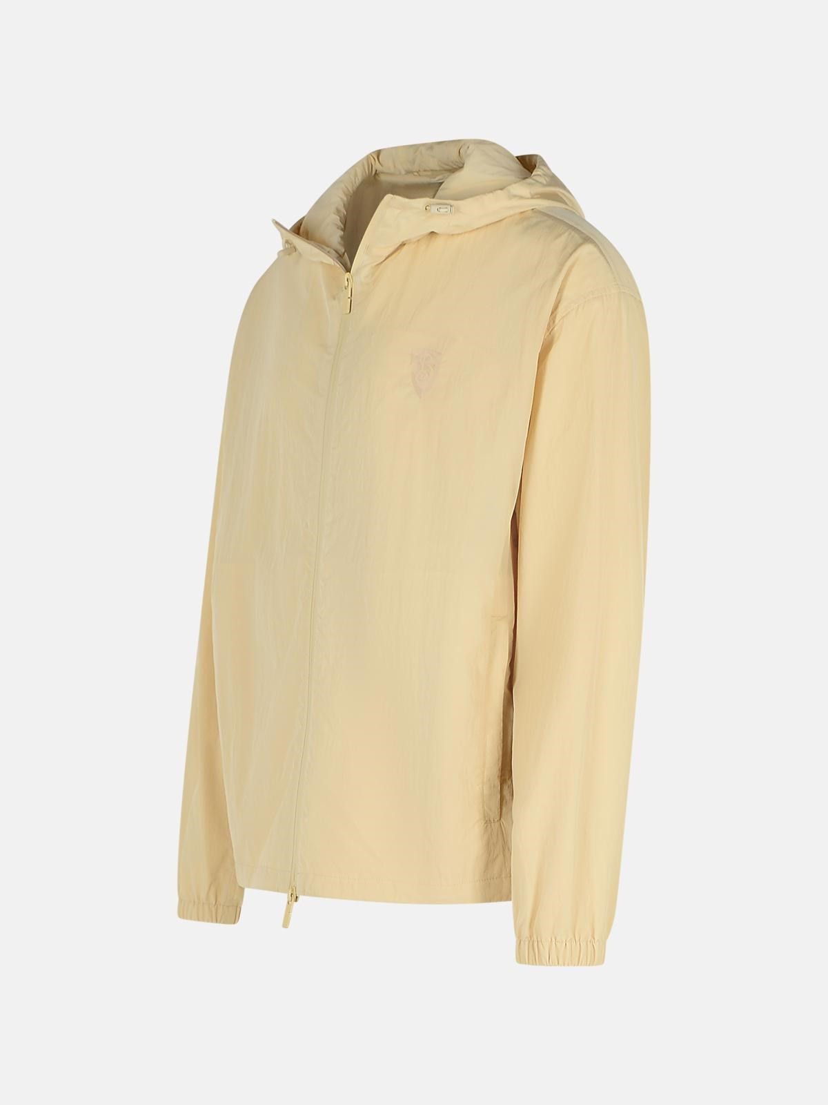 CREAM POLYAMIDE JACKET - 2