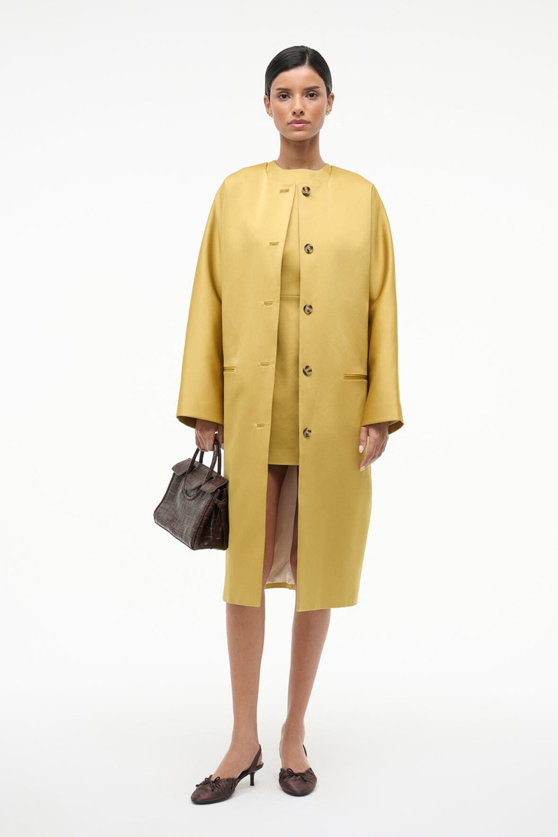 STAUD LIZ COAT TURMERIC 1