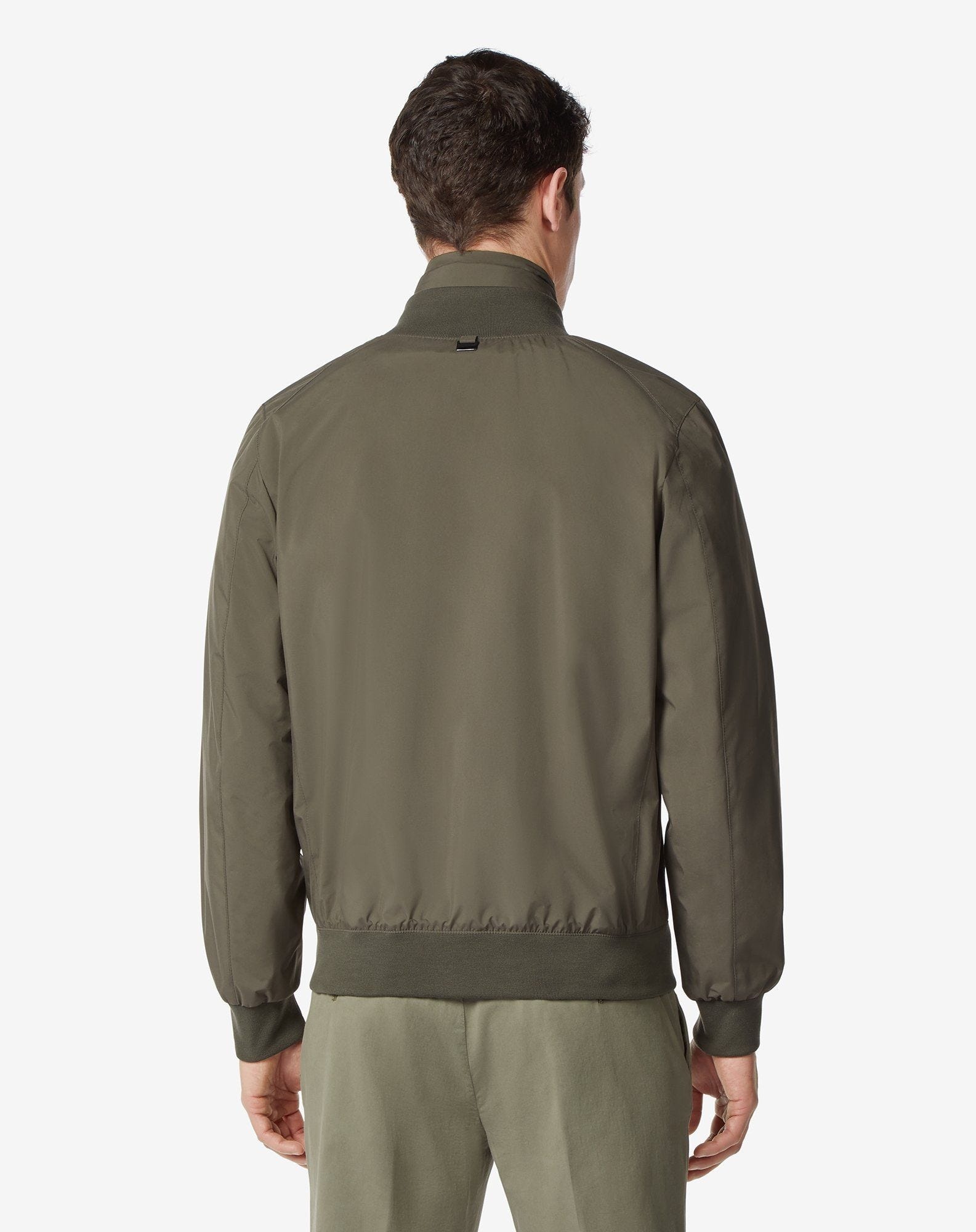 Green technical  padded bomber jacket - 4