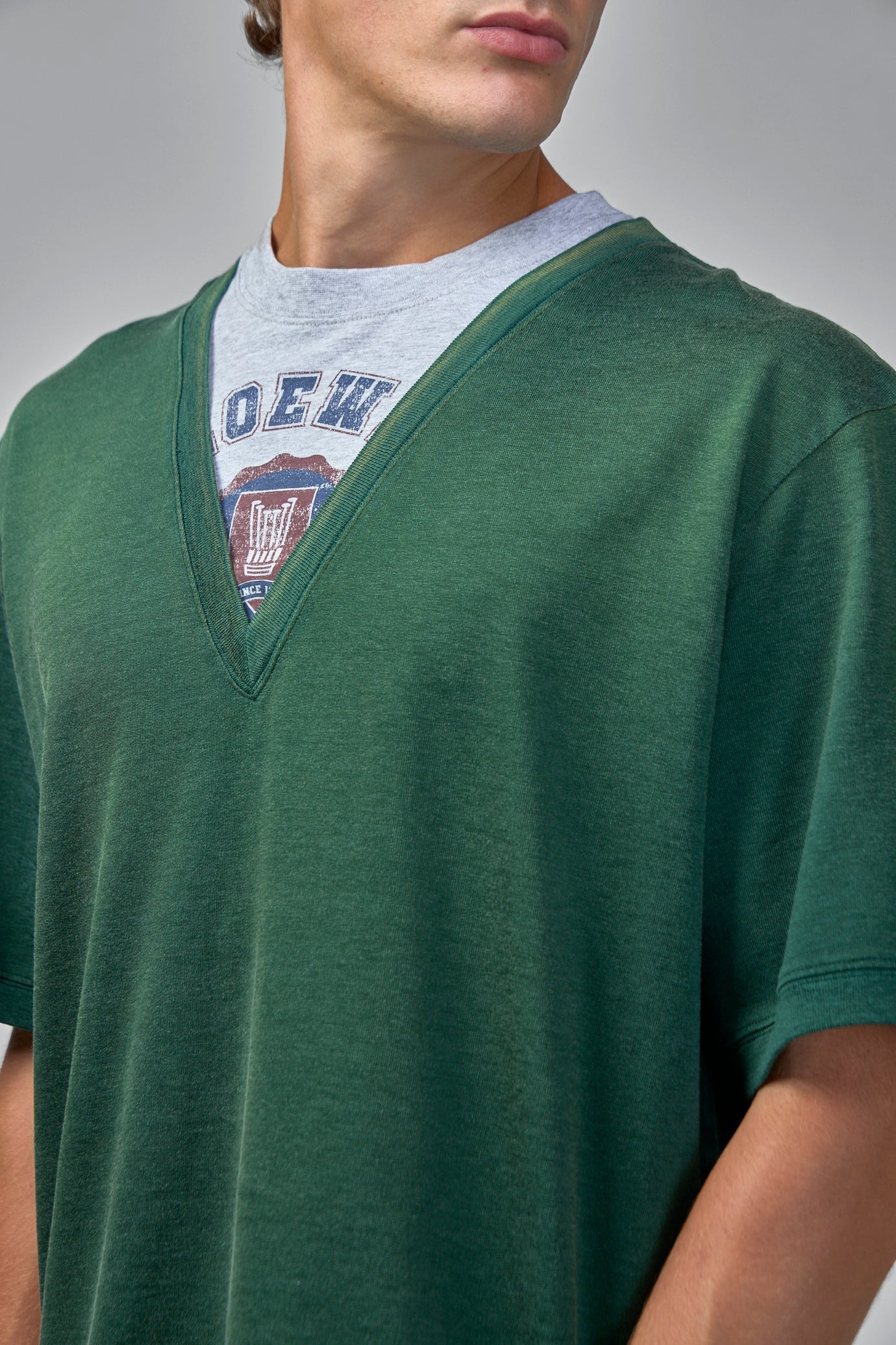 Loose Fit T-Shirt in Cotton Blend - 5