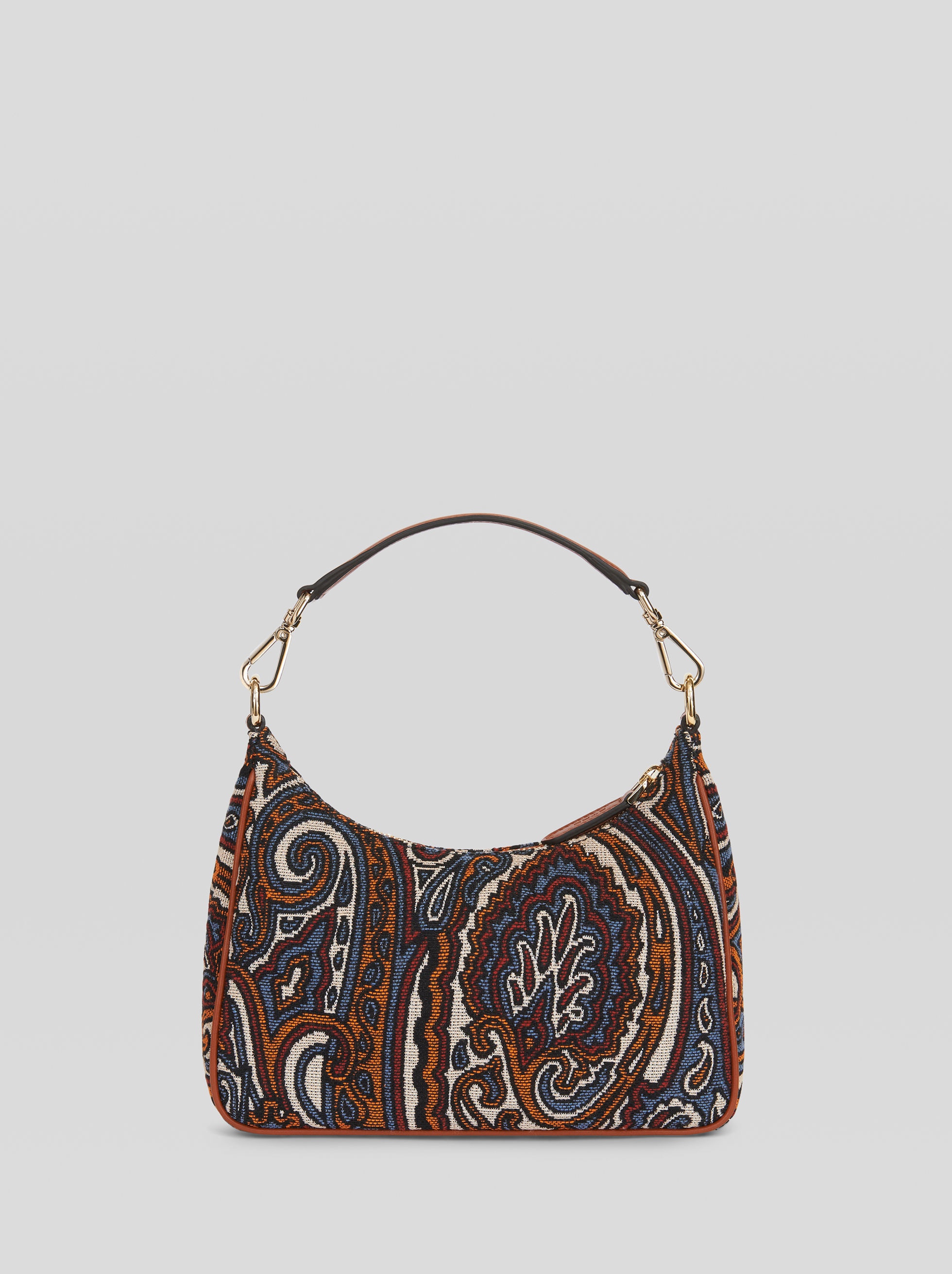 PAISLEY JACQUARD MINI HOBO BAG - 3