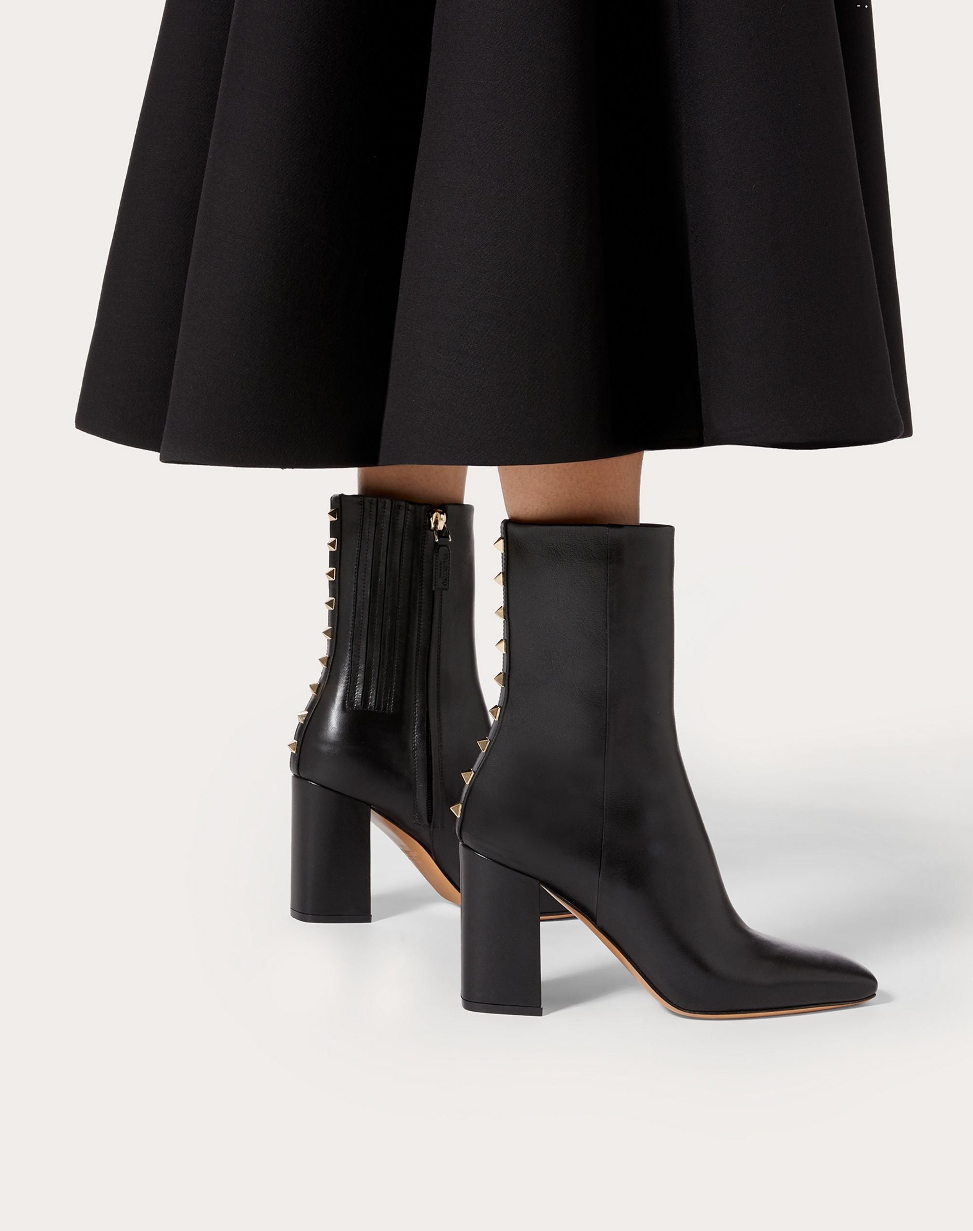 ROCKSTUD NAPPA ANKLE BOOT 90MM - 6