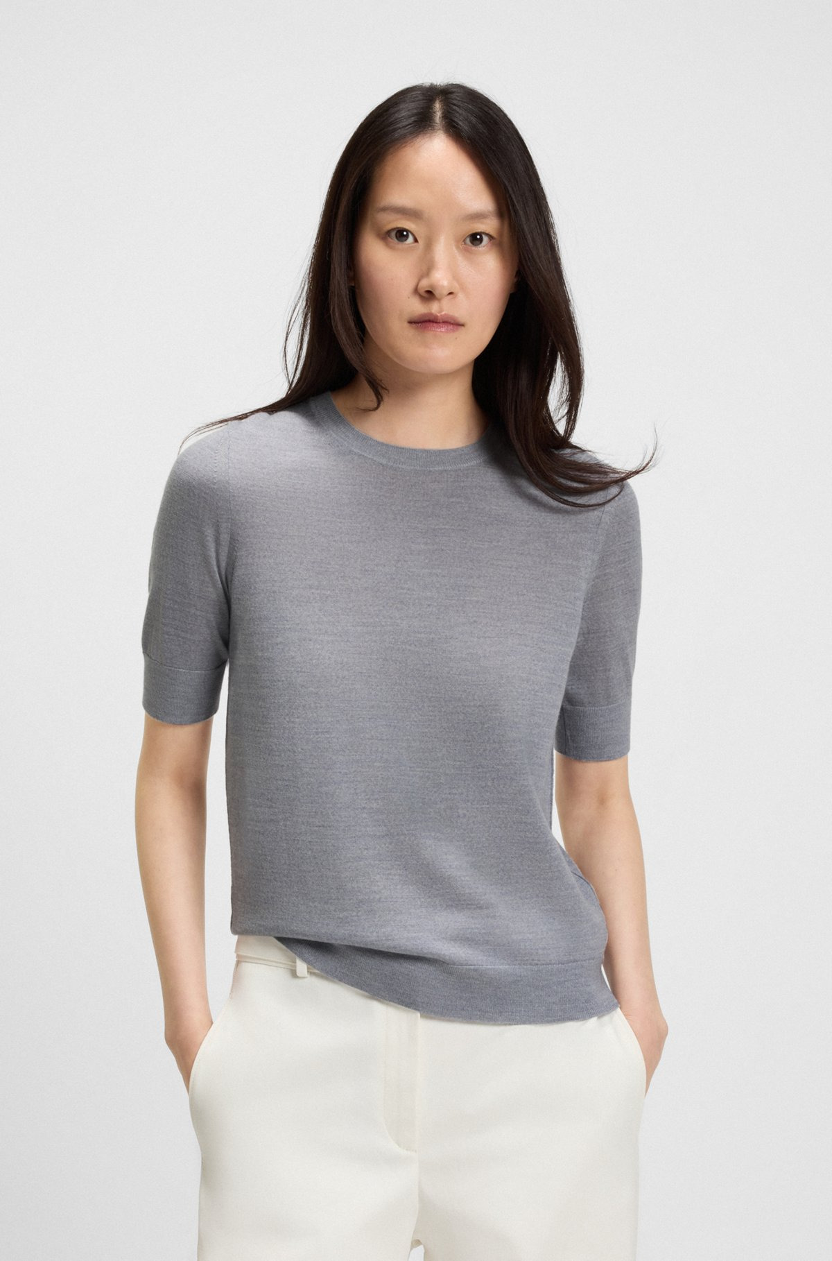KNIT SWEATER IN WOOL - 2