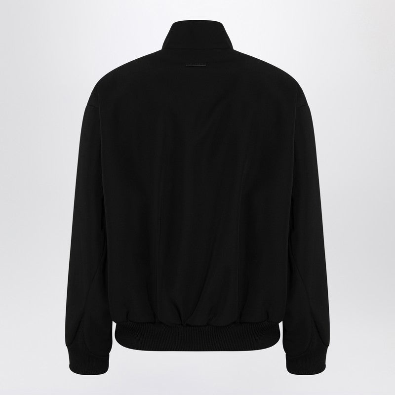 BLACK ZIPPED JACKET - 2