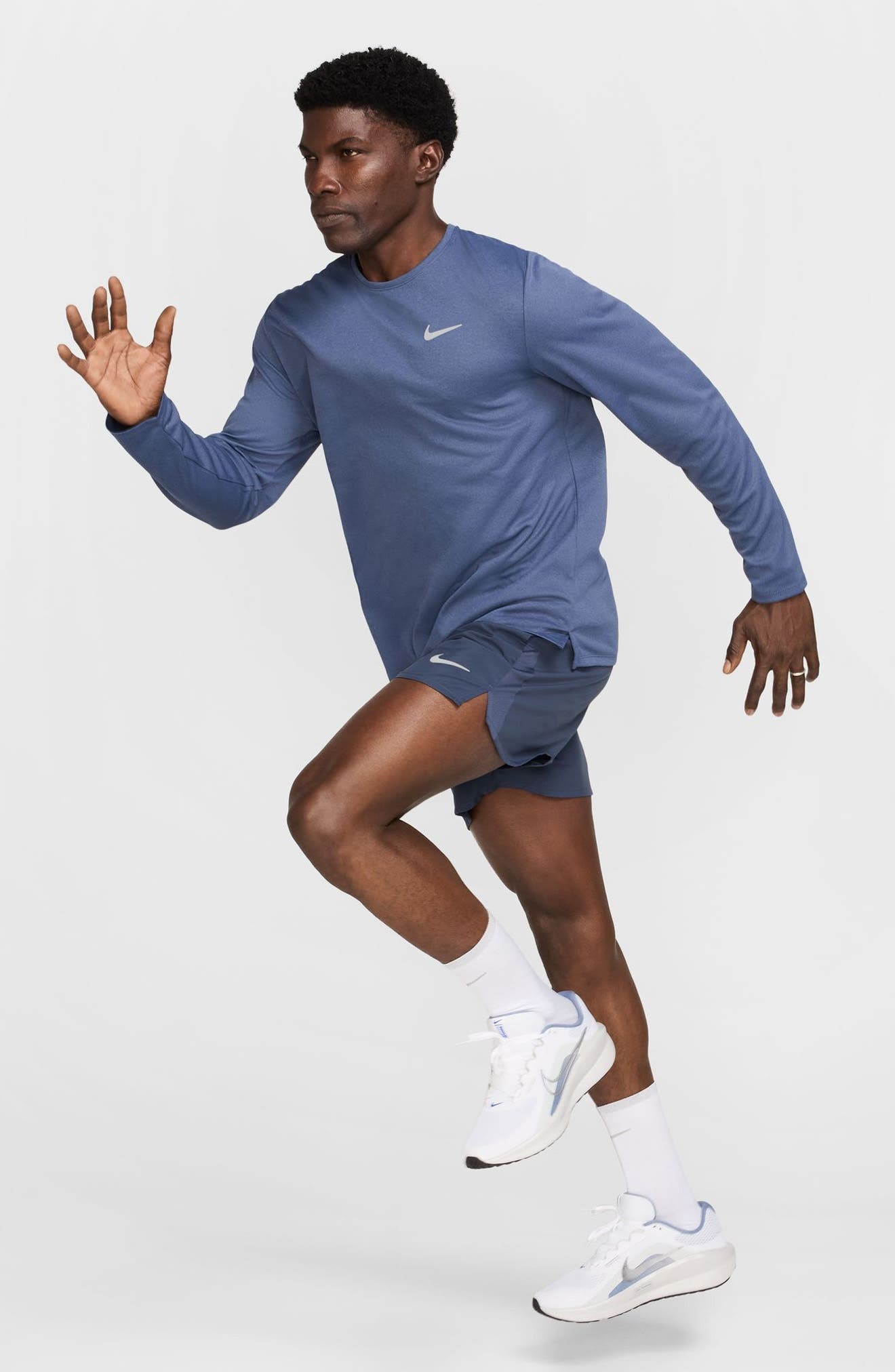 Nike Dri-FIT Challenger 5-Inch Brief Lined Shorts in Thunder Blue at Nordstrom - 9