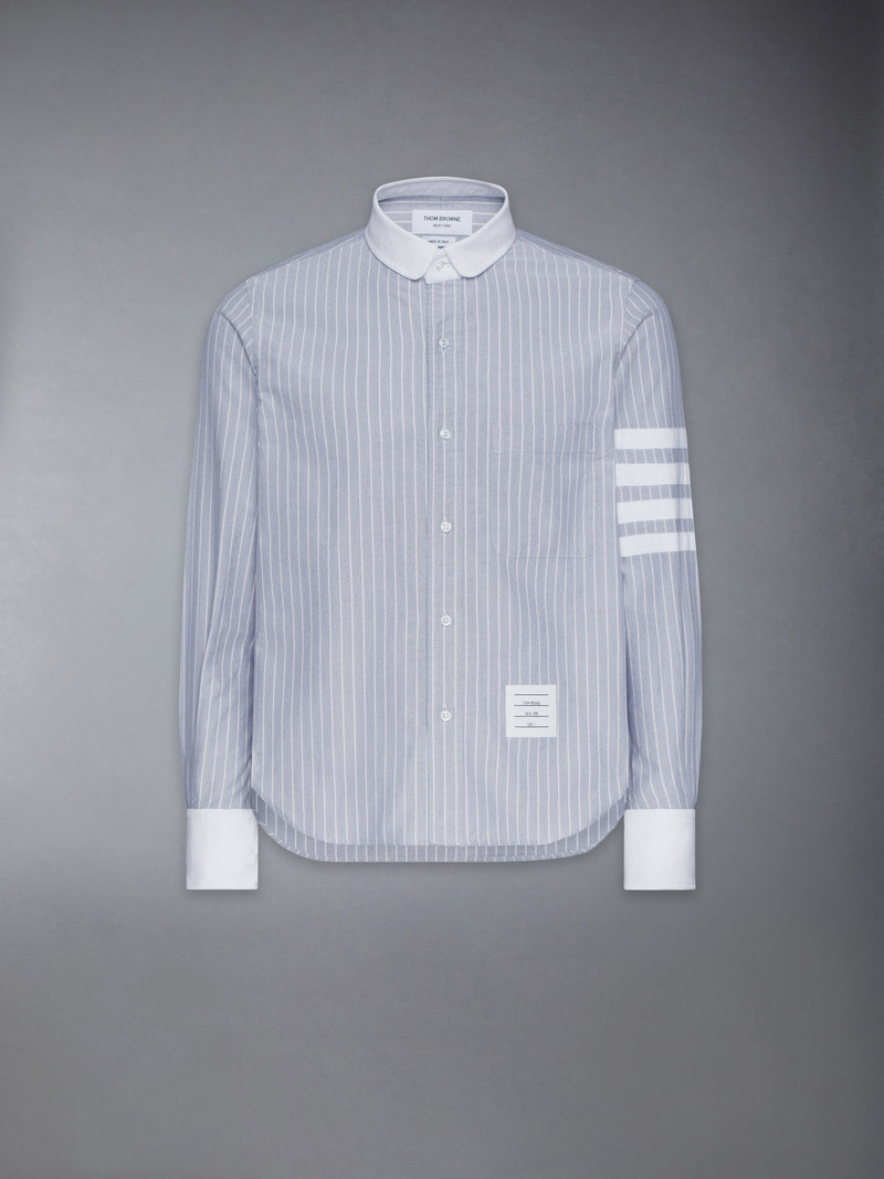Oxford 4-Bar Shadow Pinstripe Shirt 1