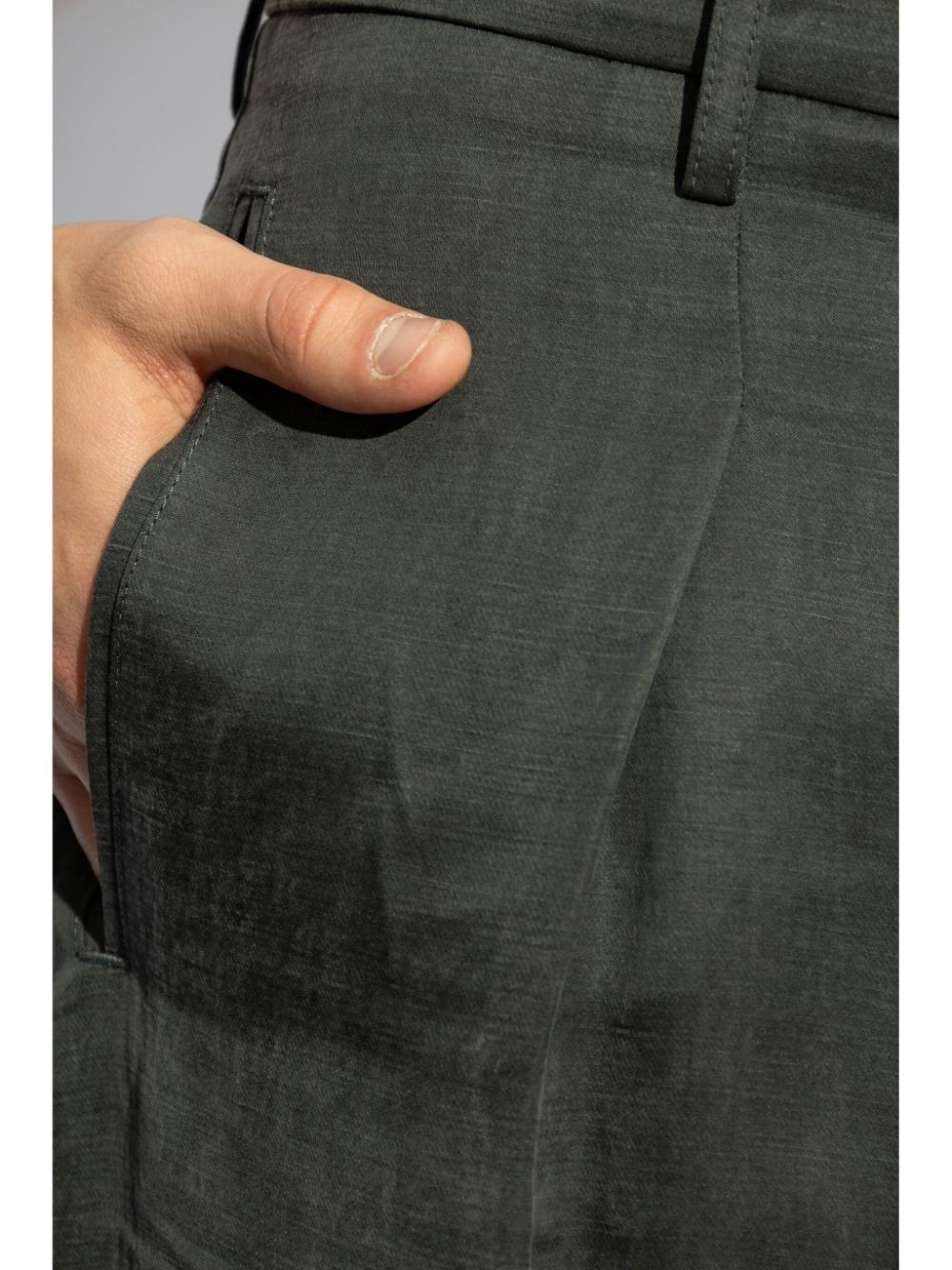 pleat-detail trousers - 5