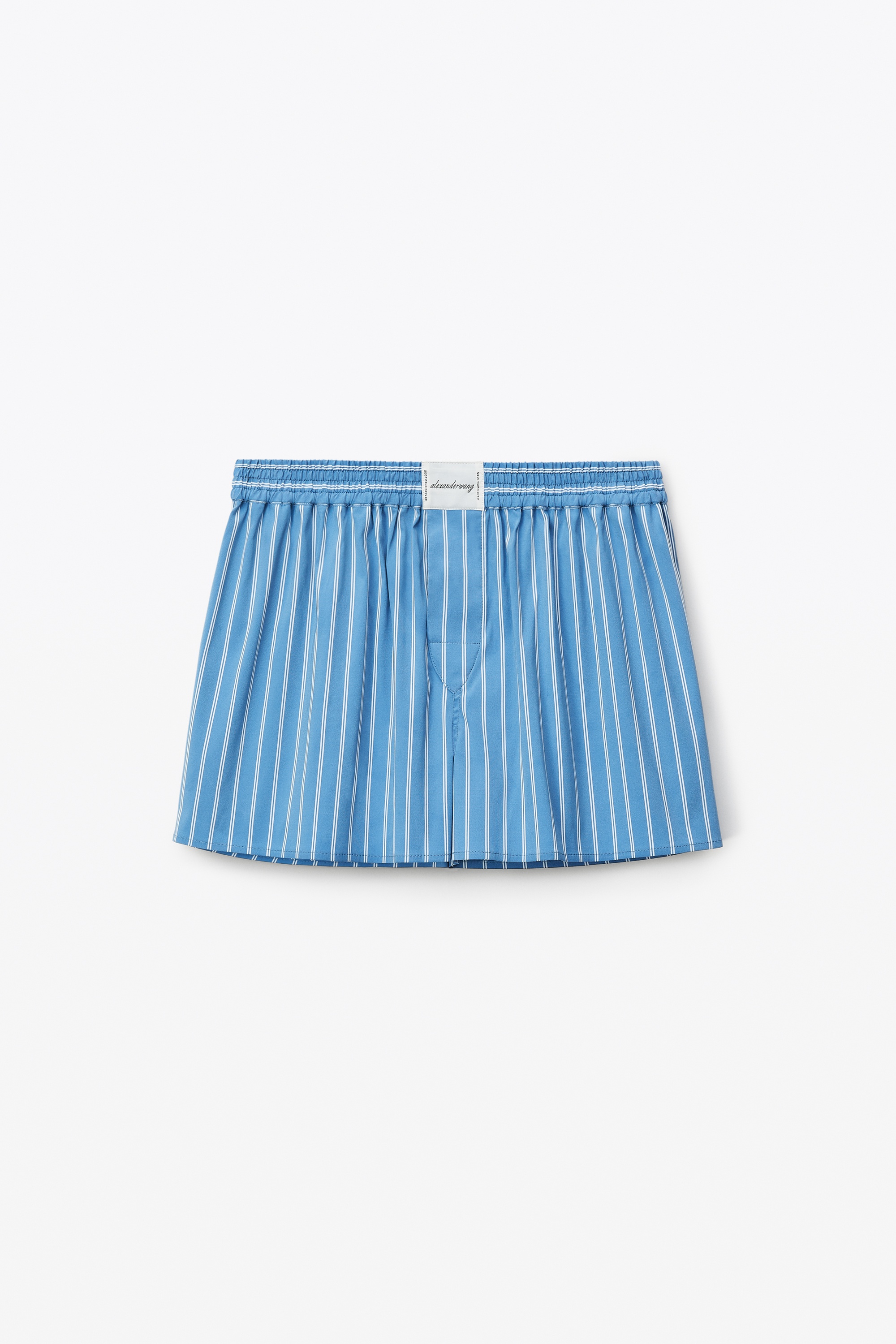 SHRUNKEN BOXER SHORTS IN POPLIN SWIM - 1