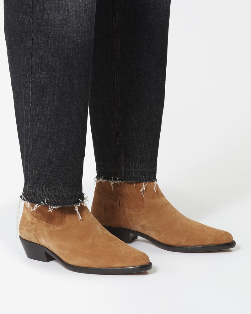 OKUNI SUEDE ANKLE BOOTS - 4