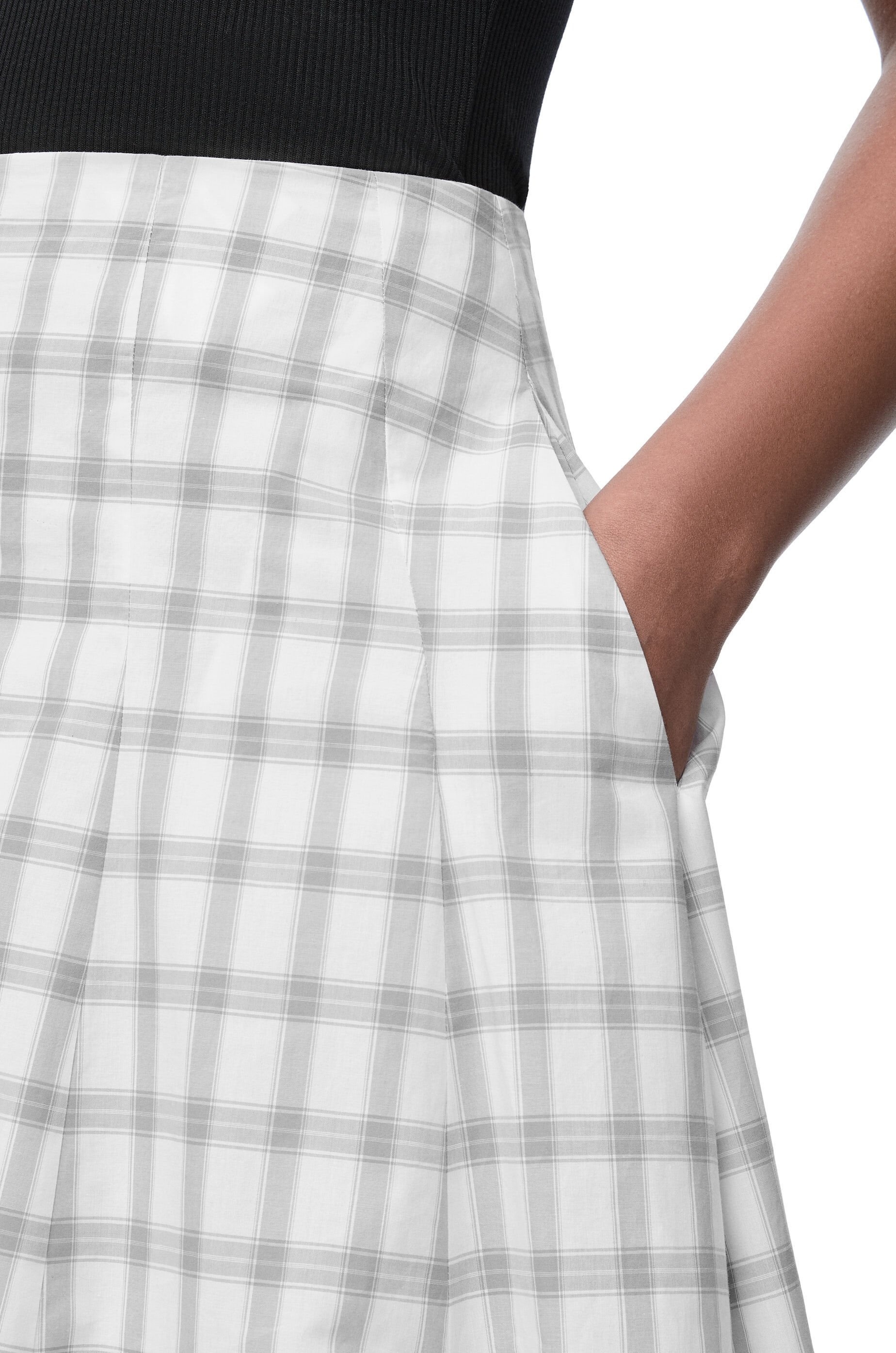 Double layer skirt in cotton - 5