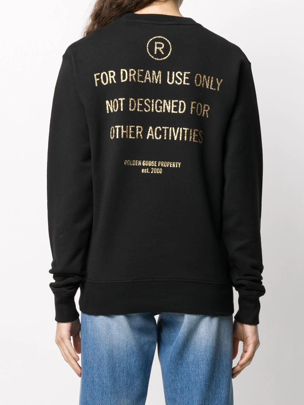 slogan print sweatshirt - 4