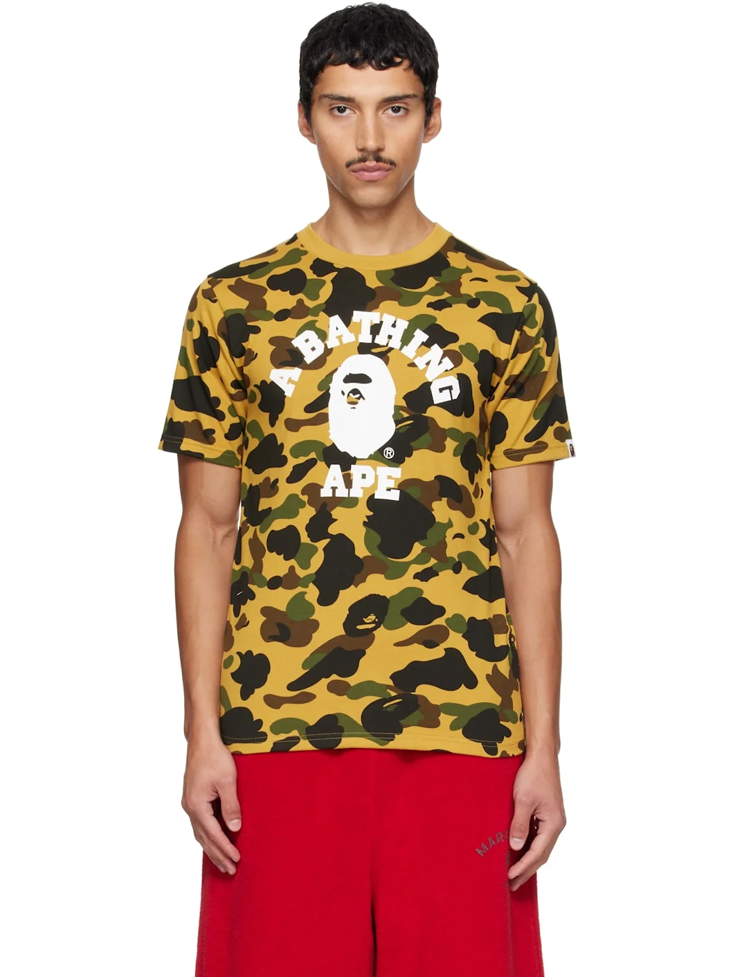 Yellow 1st Camo College T-shirt - 1