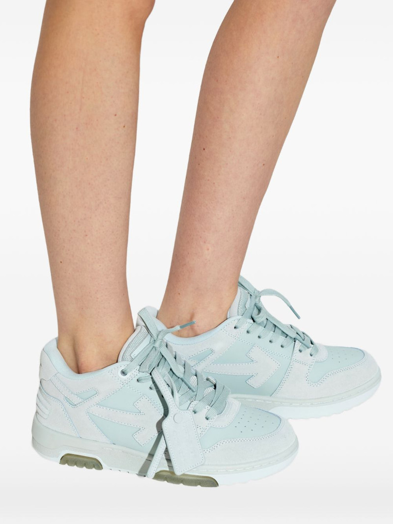 Out of Office suede arrow-appliqué sneakers 5