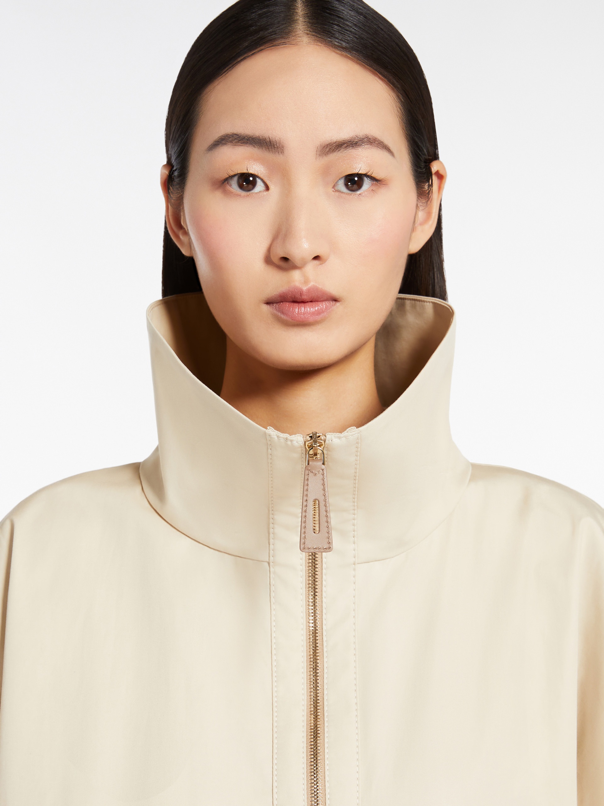 CHIC Cropped water-repellent cotton cape - 5